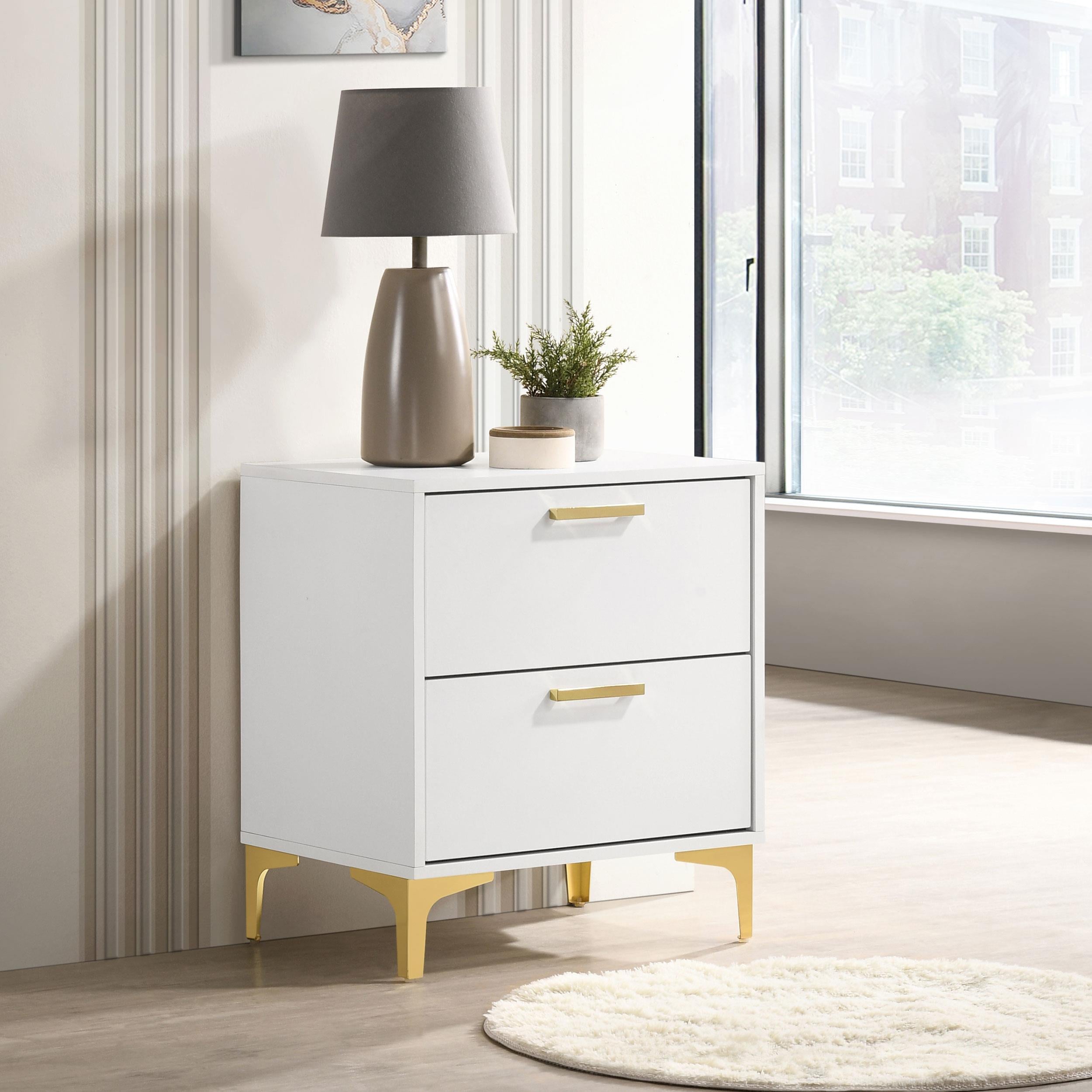 Diamond Modern Furniture COA Kendall 2-Drawer Nightstand 224402 IMAGE 9