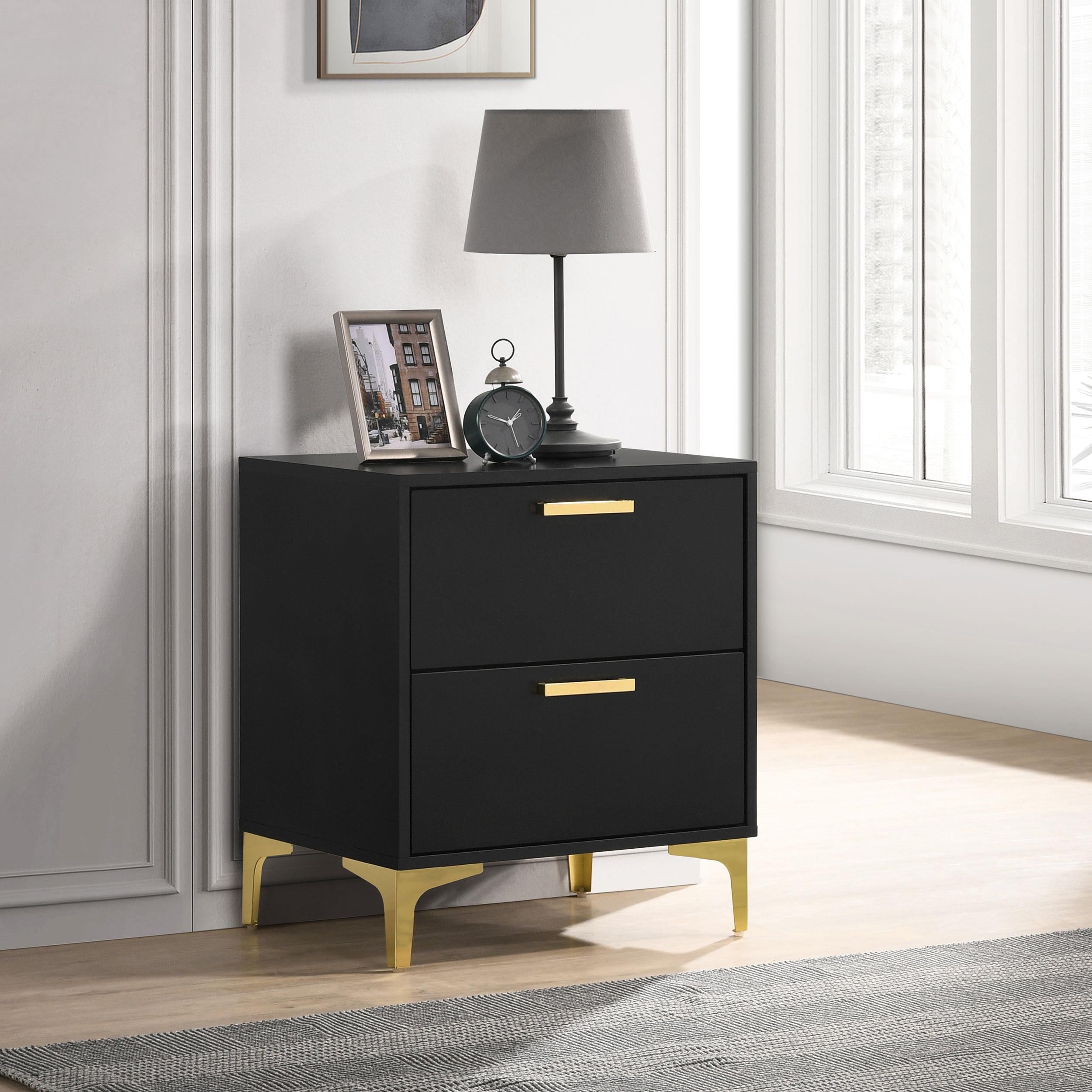 Diamond Modern Furniture COA Kendall 2-Drawer Nightstand 224452 IMAGE 9
