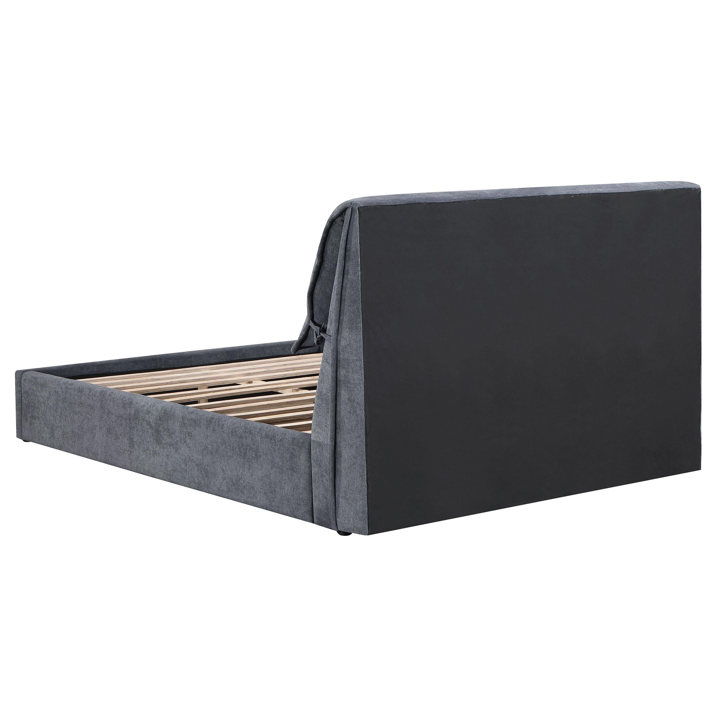 Diamond Modern Furniture COA King Upholstered Panel Bed 306041KE IMAGE 4