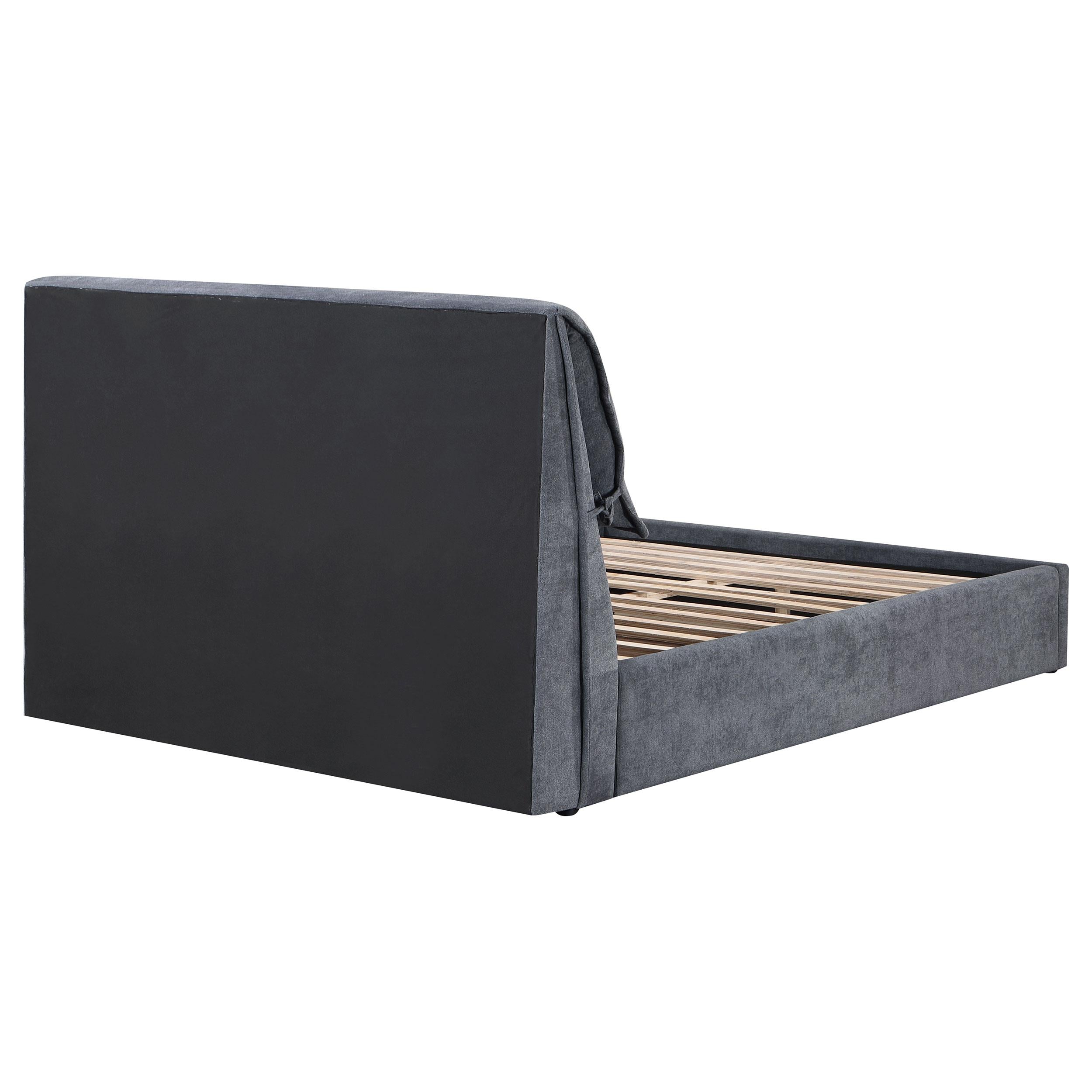 Diamond Modern Furniture COA King Upholstered Panel Bed 306041KE IMAGE 5