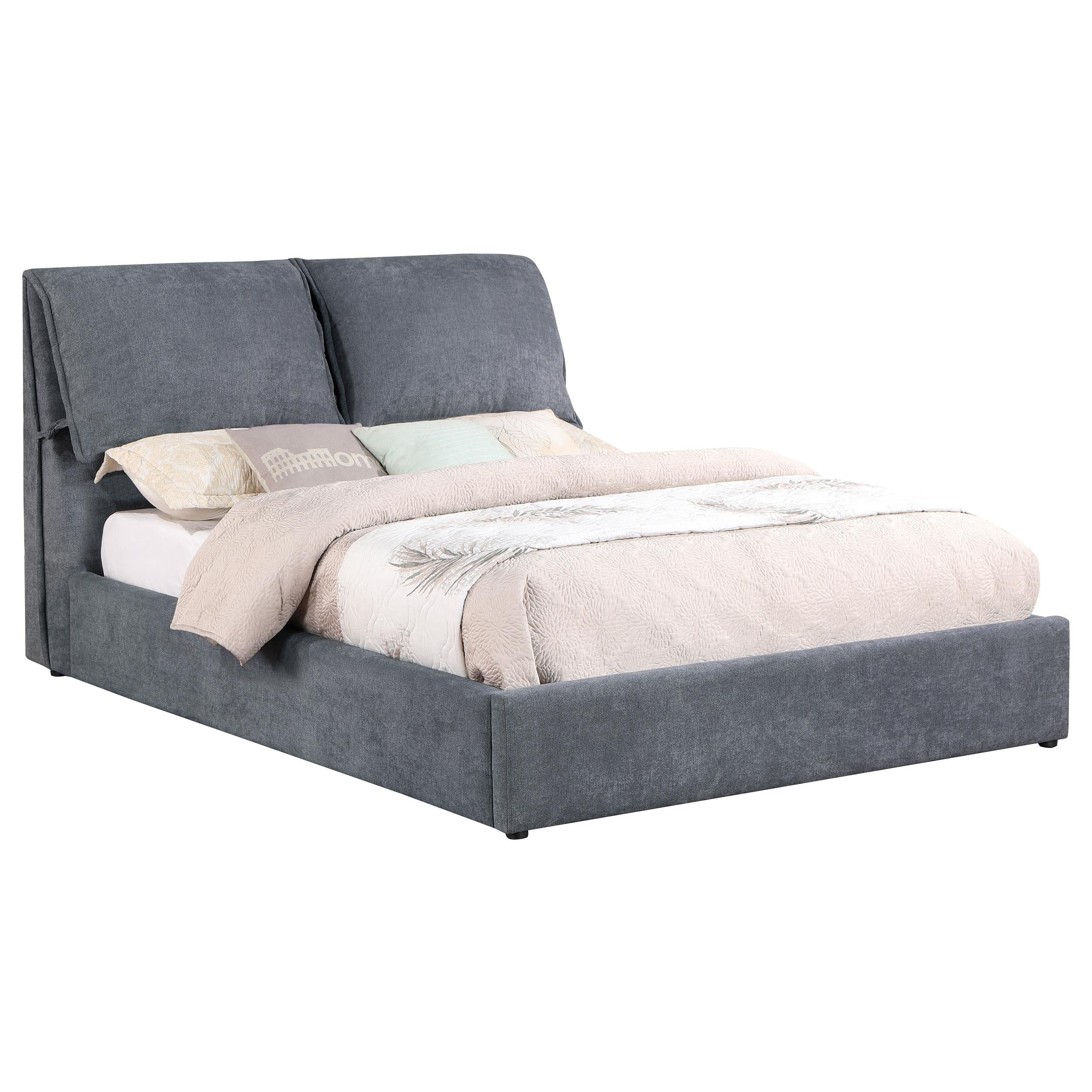 Diamond Modern Furniture COA Queen Upholstered Panel Bed 306041Q IMAGE 2