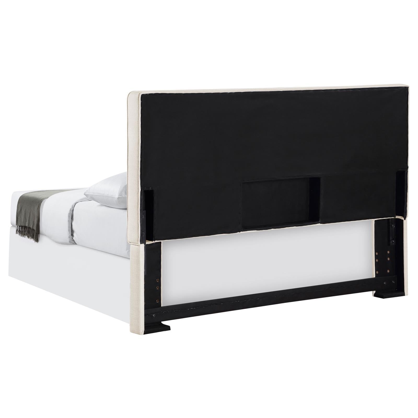 Coaster Furniture Kosmo 315993QF Rectangular Upholstered Headboard - Sand IMAGE 5