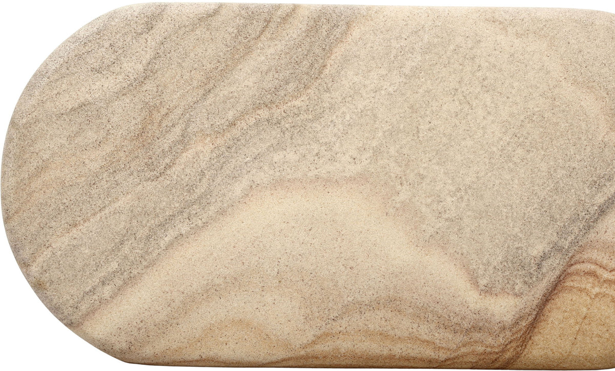 Carrell - Genuine Marble Tray - Sand