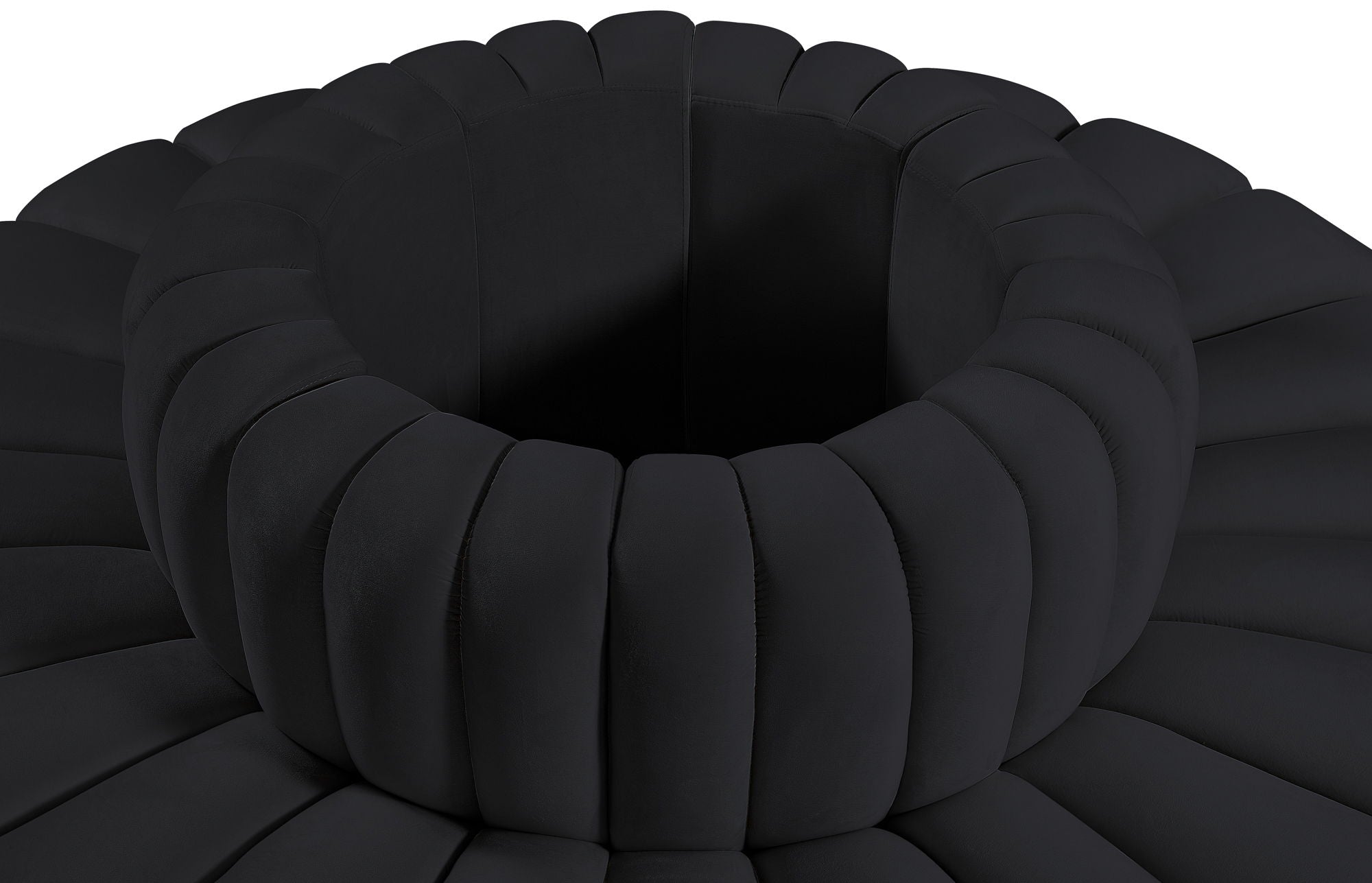 Arc - Velvet 8 Piece Round Modular Sofa