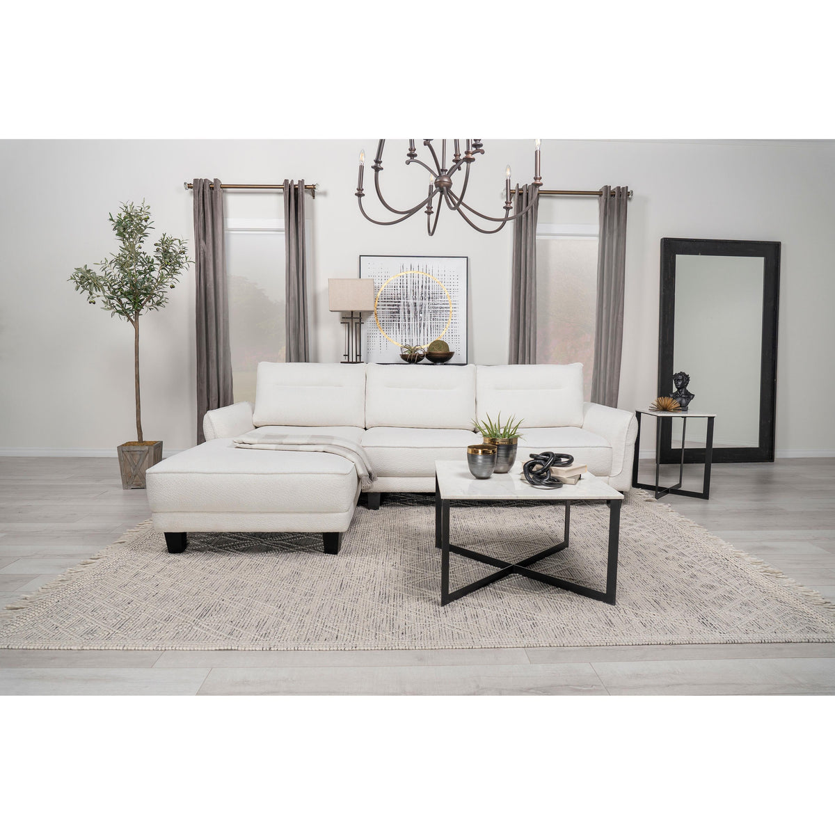 Caspian Fabric Sectional 509550