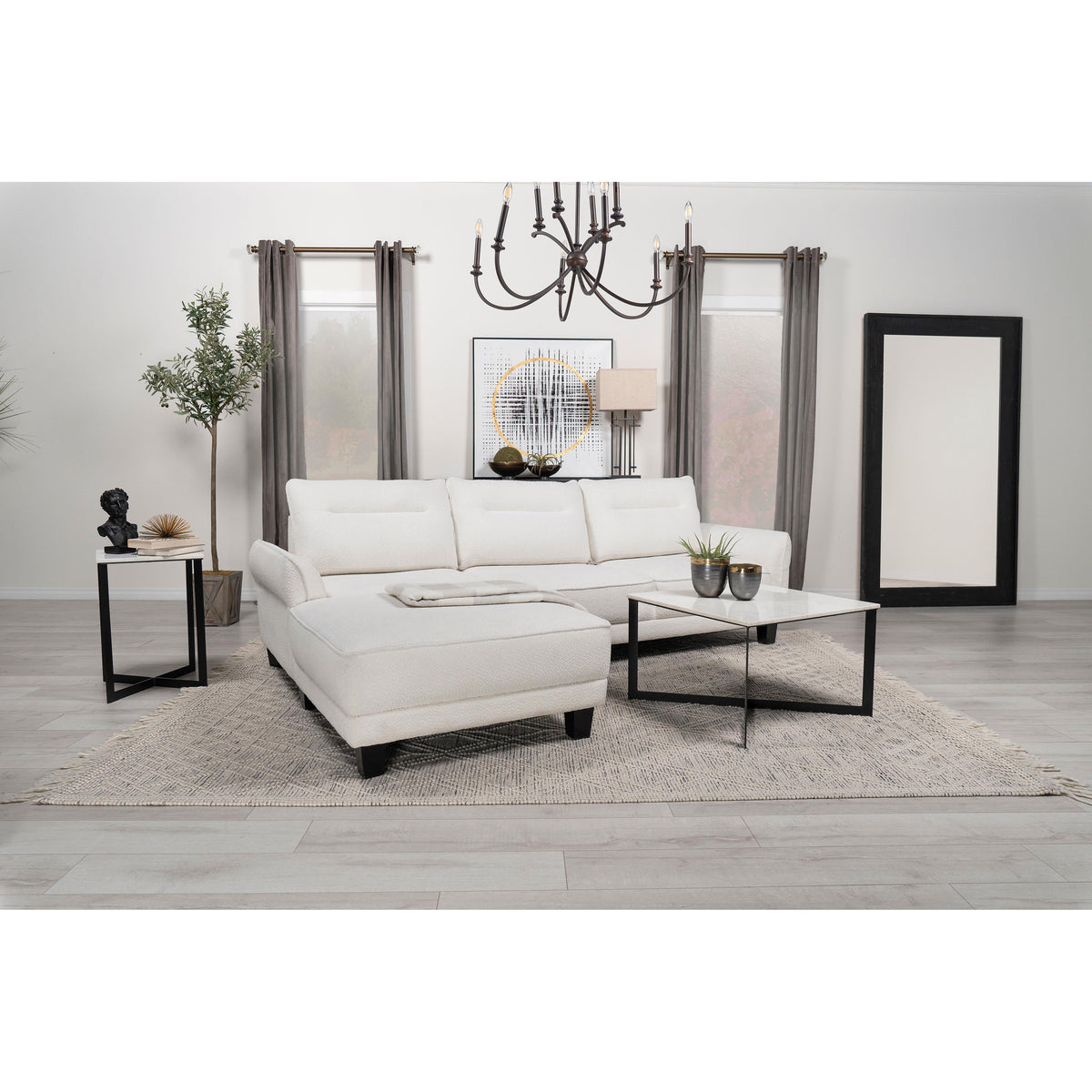 Caspian Fabric Sectional 509550