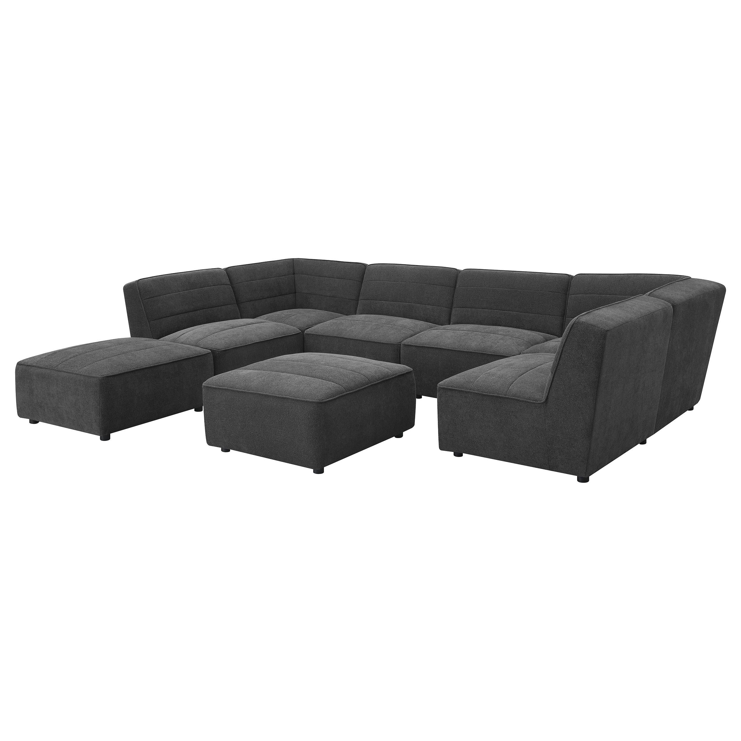 Diamond Modern Furniture COA Sunny Fabric Ottoman 552083 IMAGE 6
