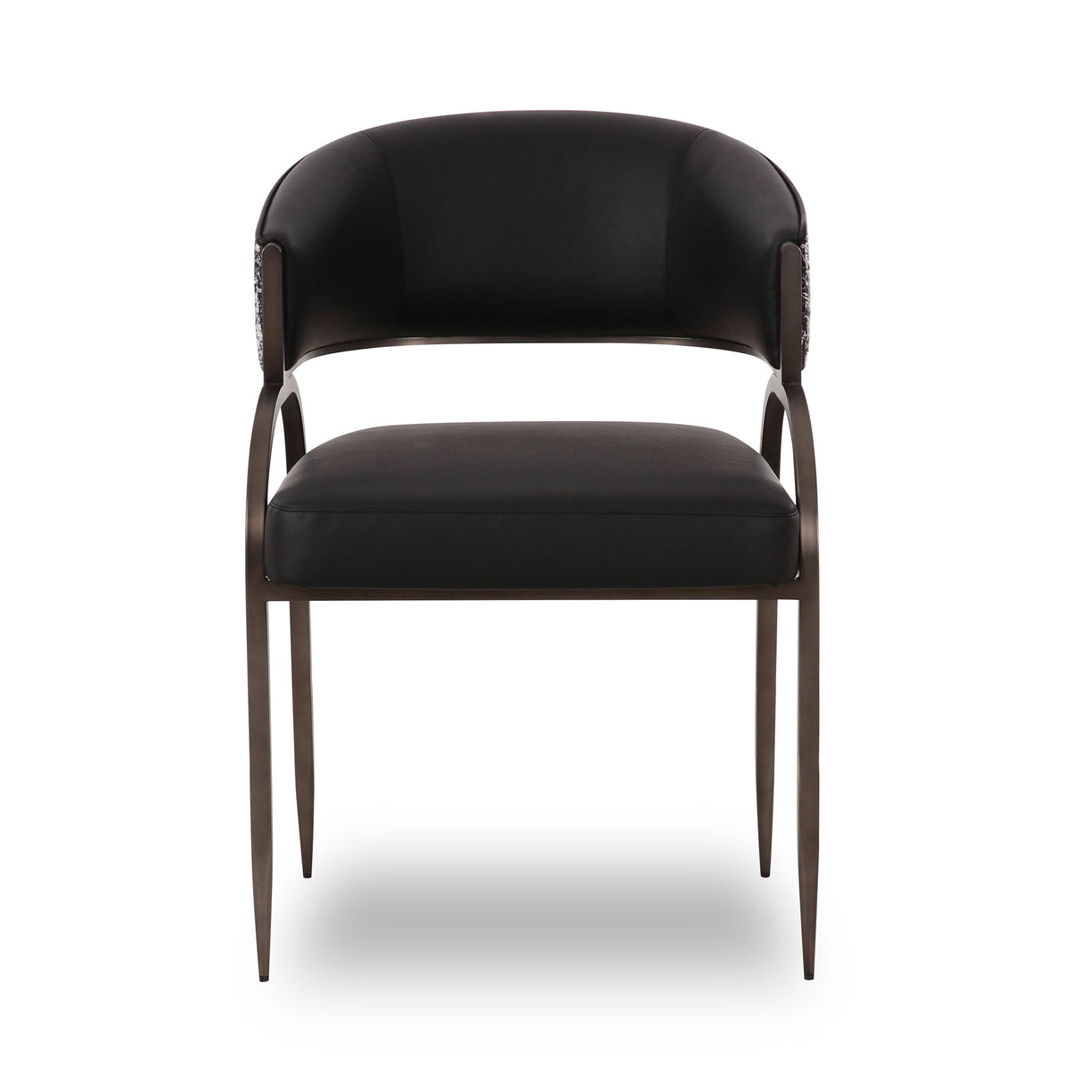 Tatum - Vegan Leather 2-Tone Dining Chair