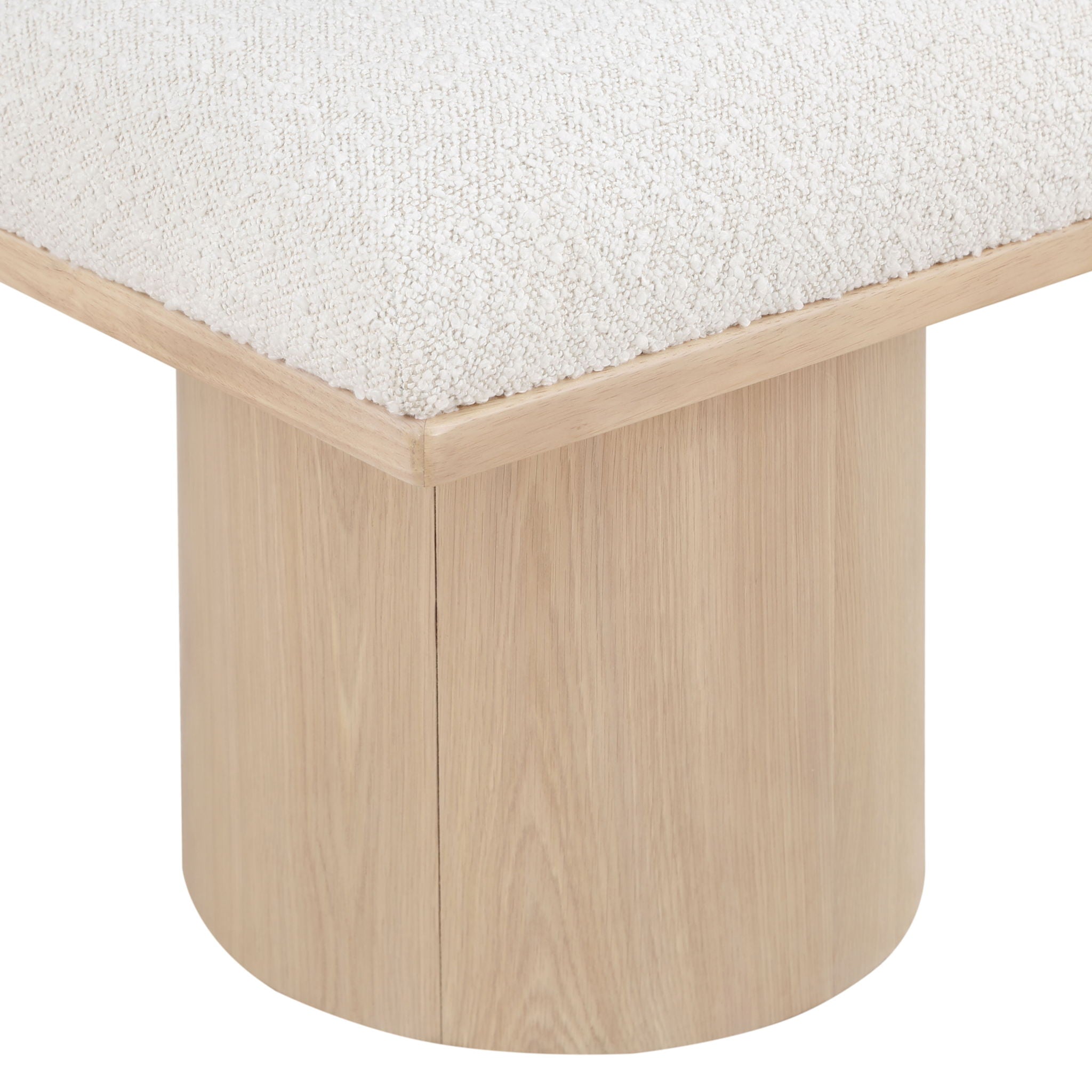 Pavilion - 2 Piece Modular Bench With Natural Base