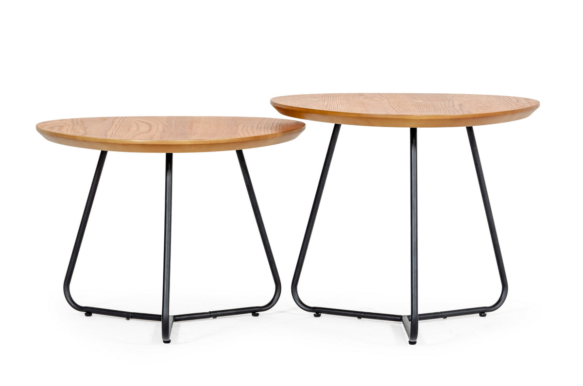 Eudora - Industrial Oak Tall End Table