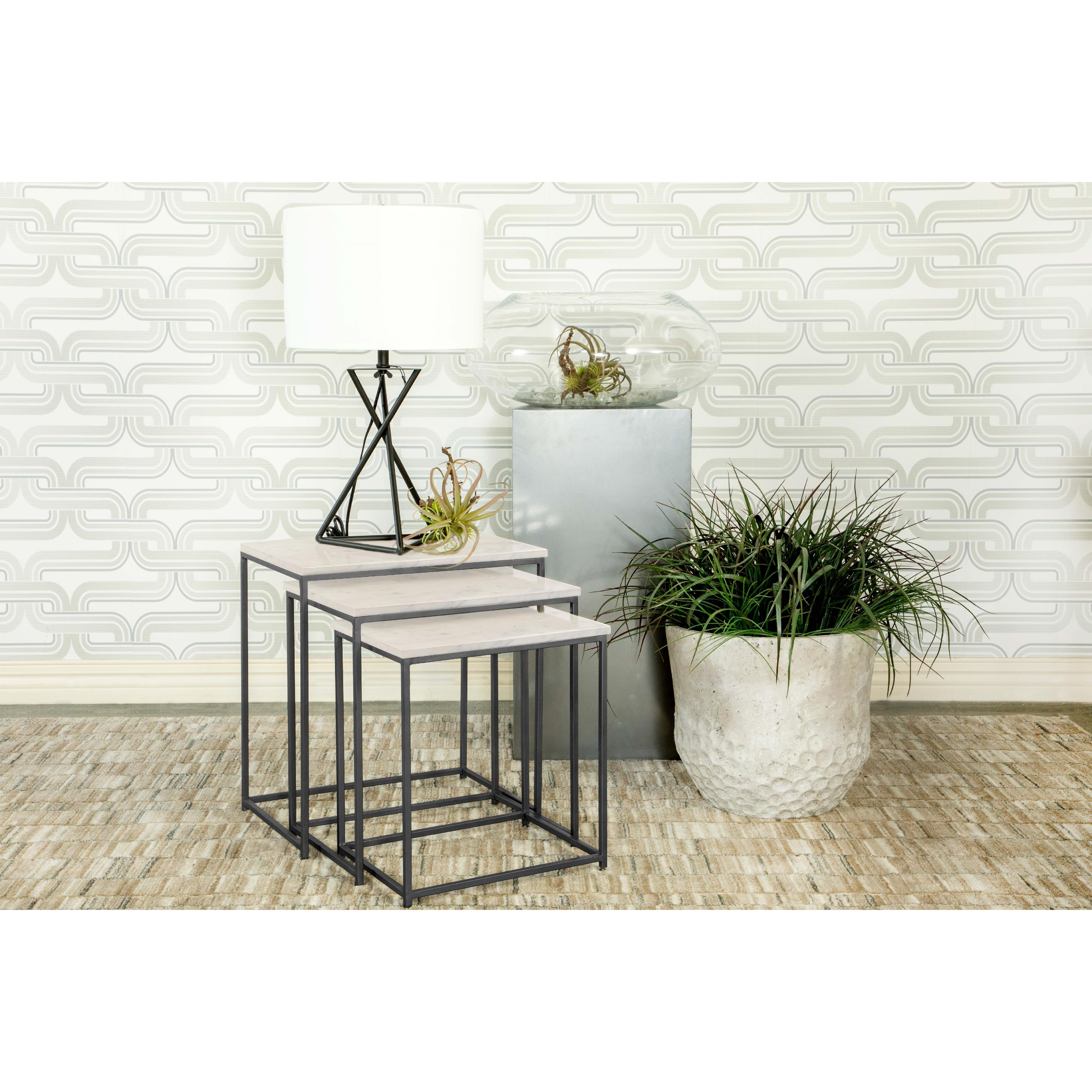 Diamond Modern Furniture COA Medora Nesting Tables 936016 IMAGE 8