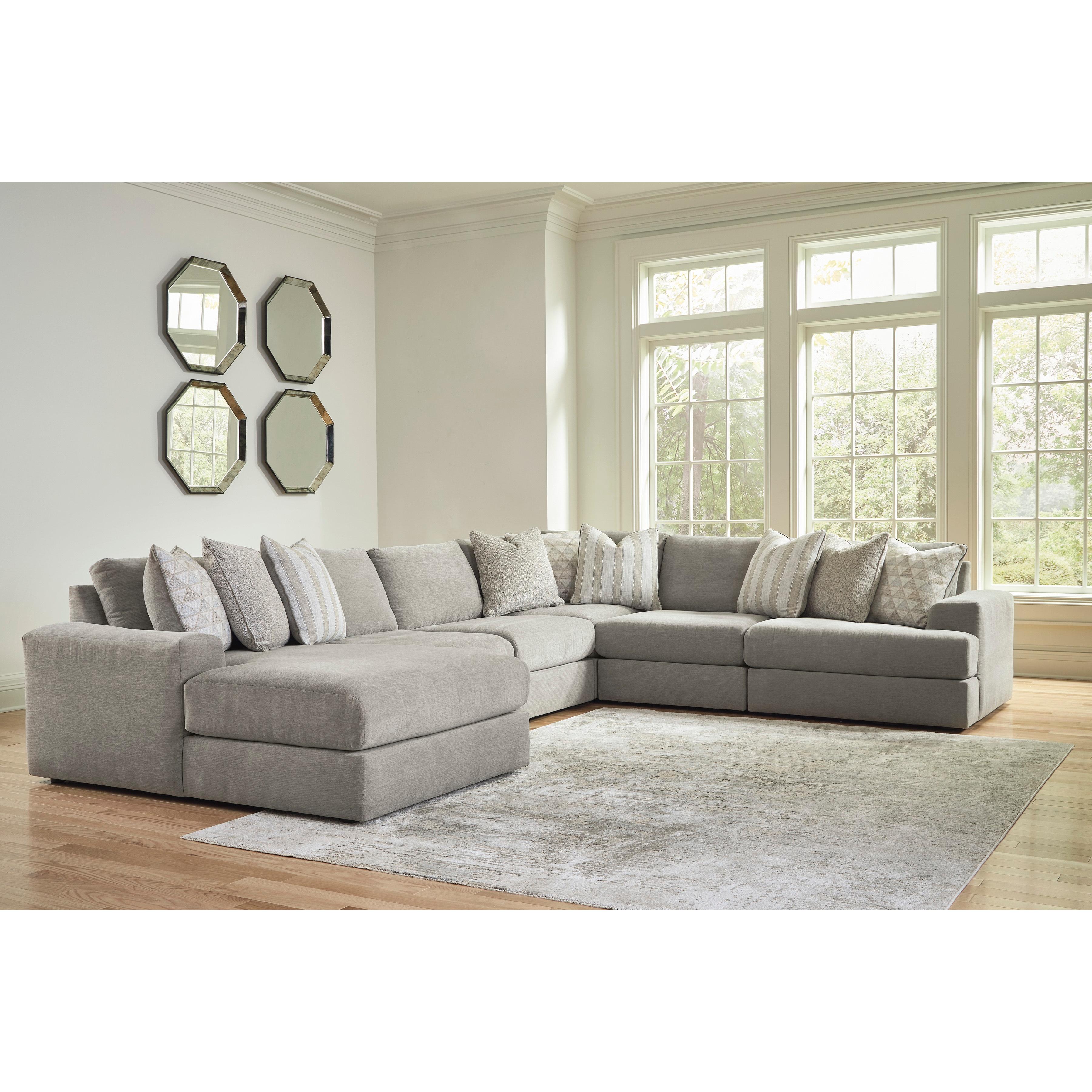 Signature Design by Ashley Avaliyah Fabric 6 pc Sectional 5810316/5810346/5810346/5810377/5810346/5810365 IMAGE 2
