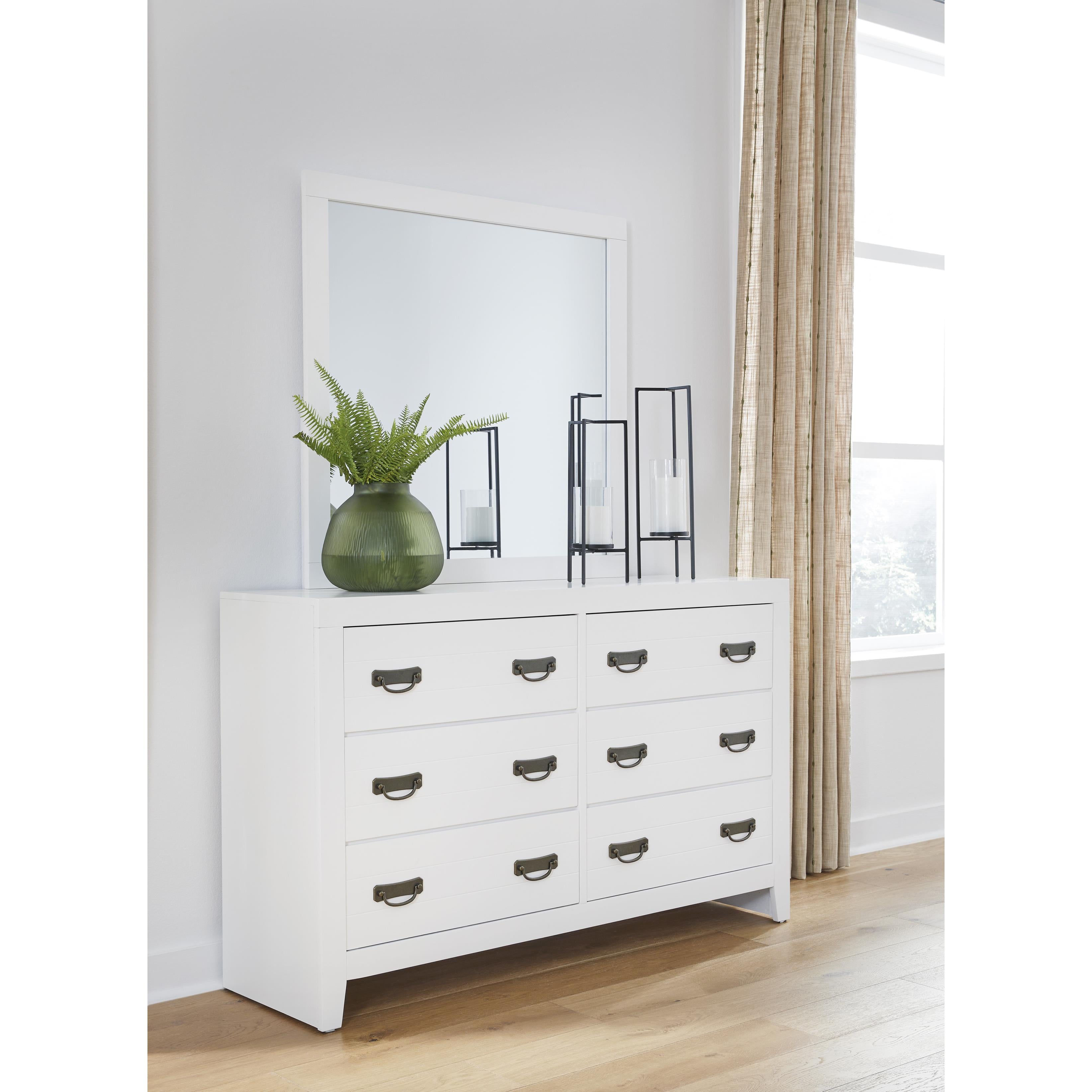 Diamond Modern Furniture Exclusive Design Binterglen 6-Drawer Dresser with Mirror B427-31/B427-36 IMAGE 6