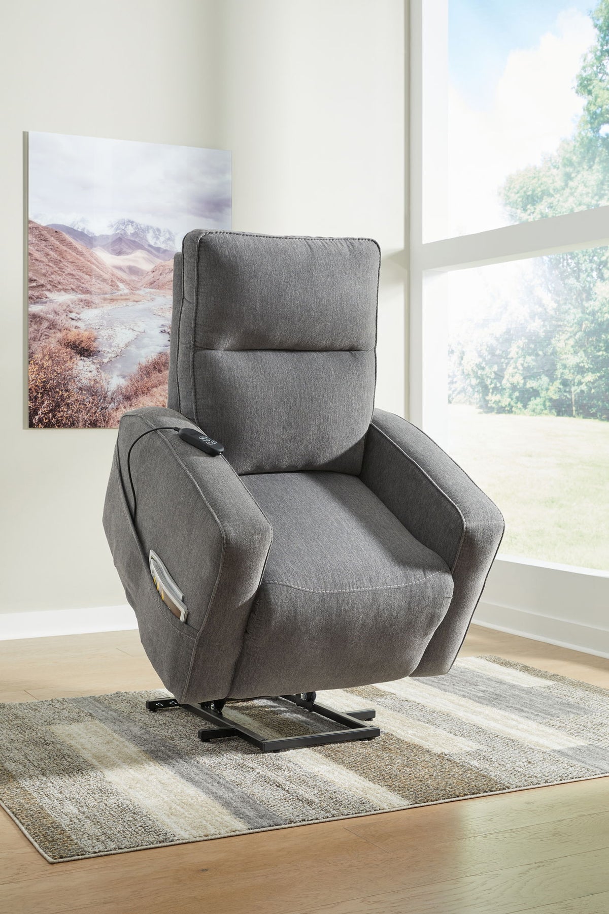 Starganza - Power Lift Recliner - Gray