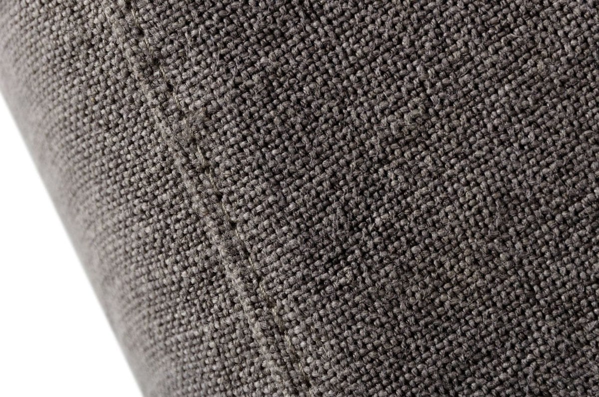 Corina - Modern Grey Linen Loveseat