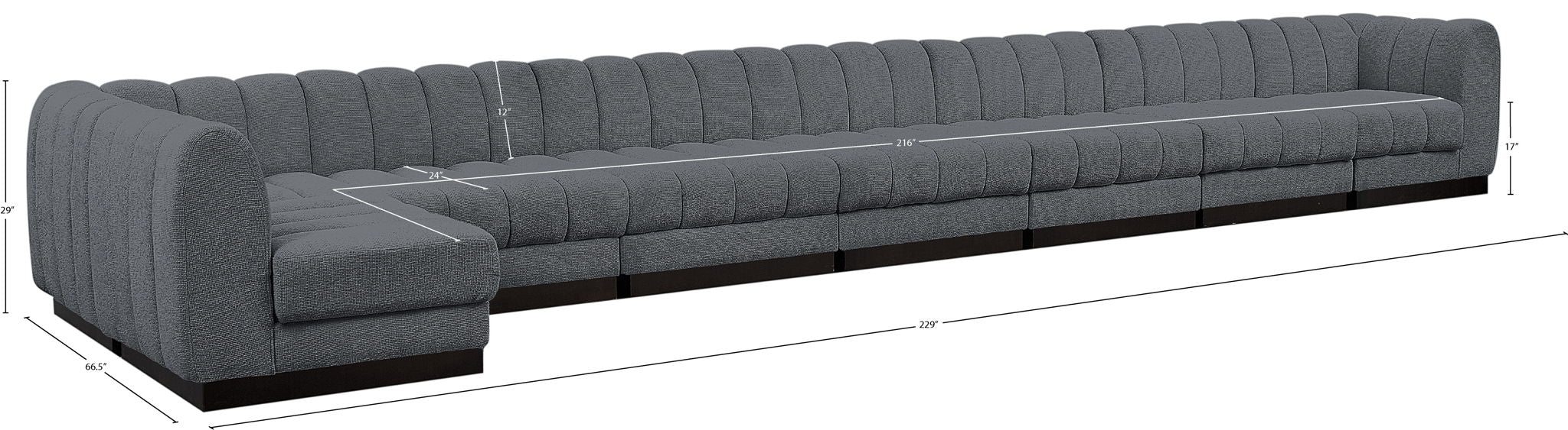 Quinn - 8 Piece Modular Sectional