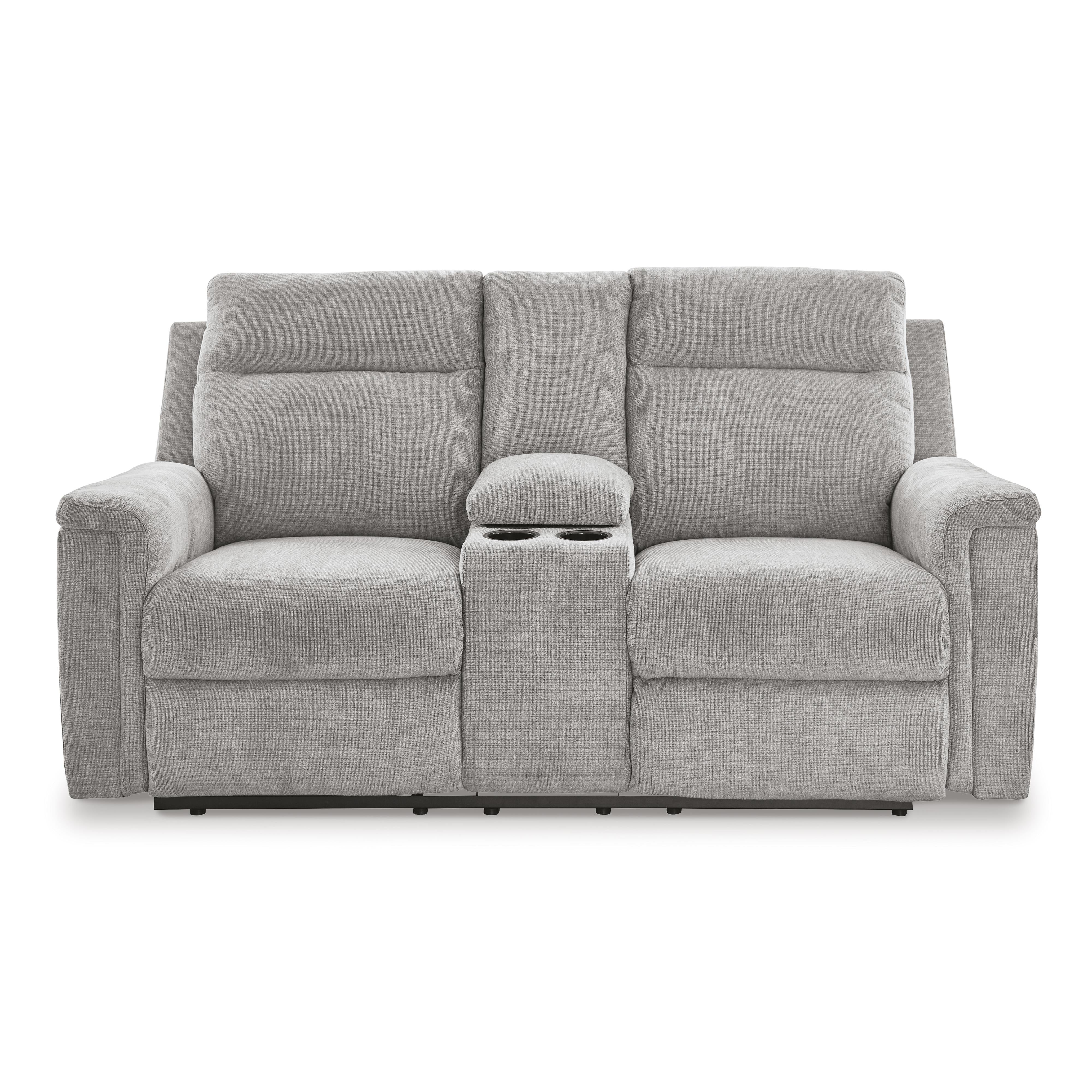 Signature Design by Ashley Barnsana Power Reclining Fabric Loveseat with Console 3320196 IMAGE 3