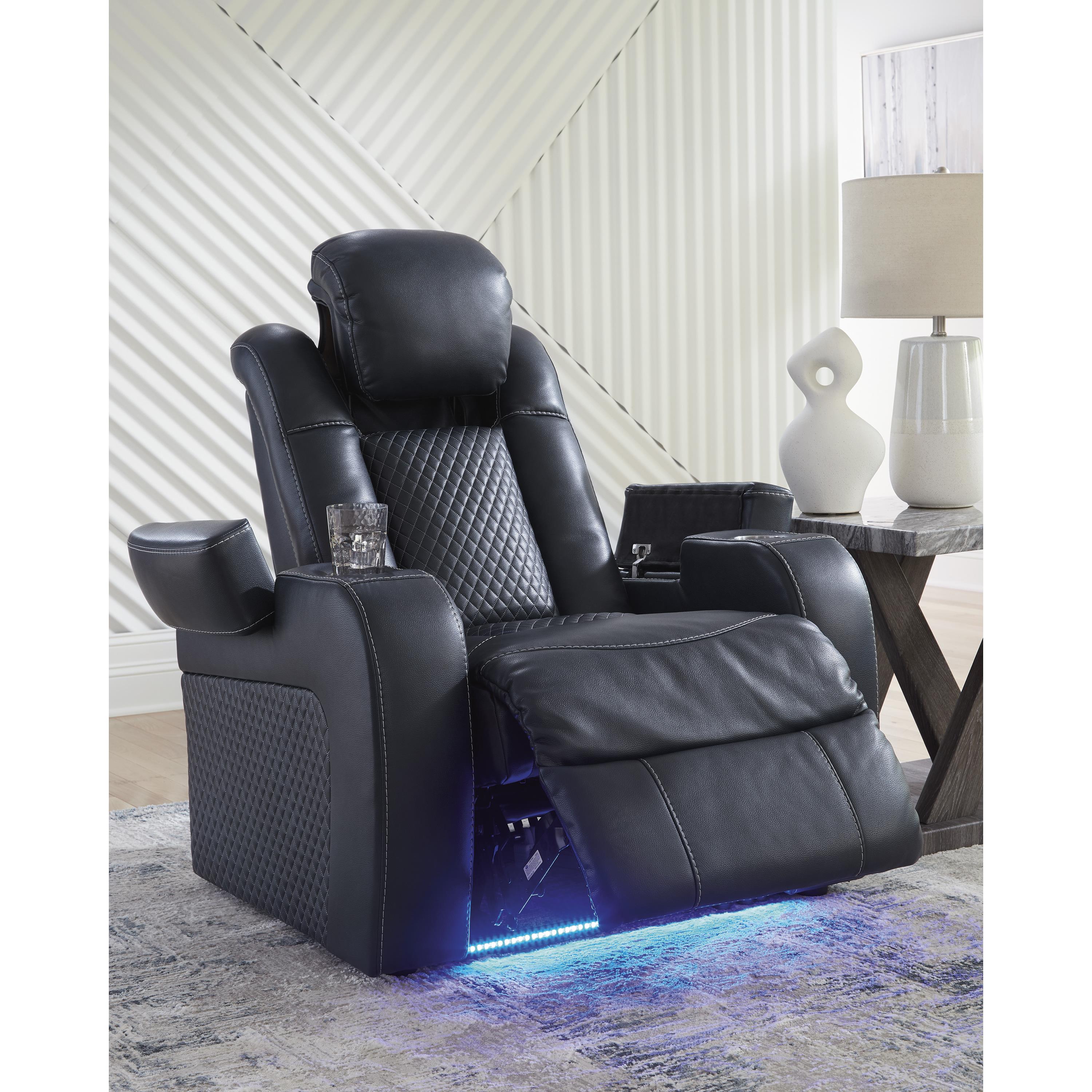 Signature Design by Ashley Fyne-Dyme Power Leather Look Recliner 3660313 IMAGE 7