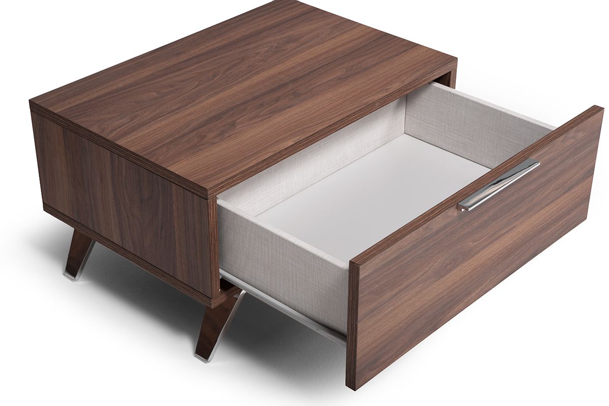 Nova Domus Brooklyn - Italian Modern Walnut 4-Piece Bedroom Set