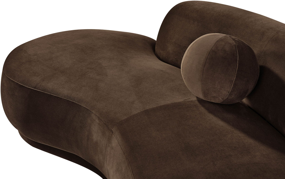 Avra - 86" Velvet Performance Fabric Upholstered Sofa