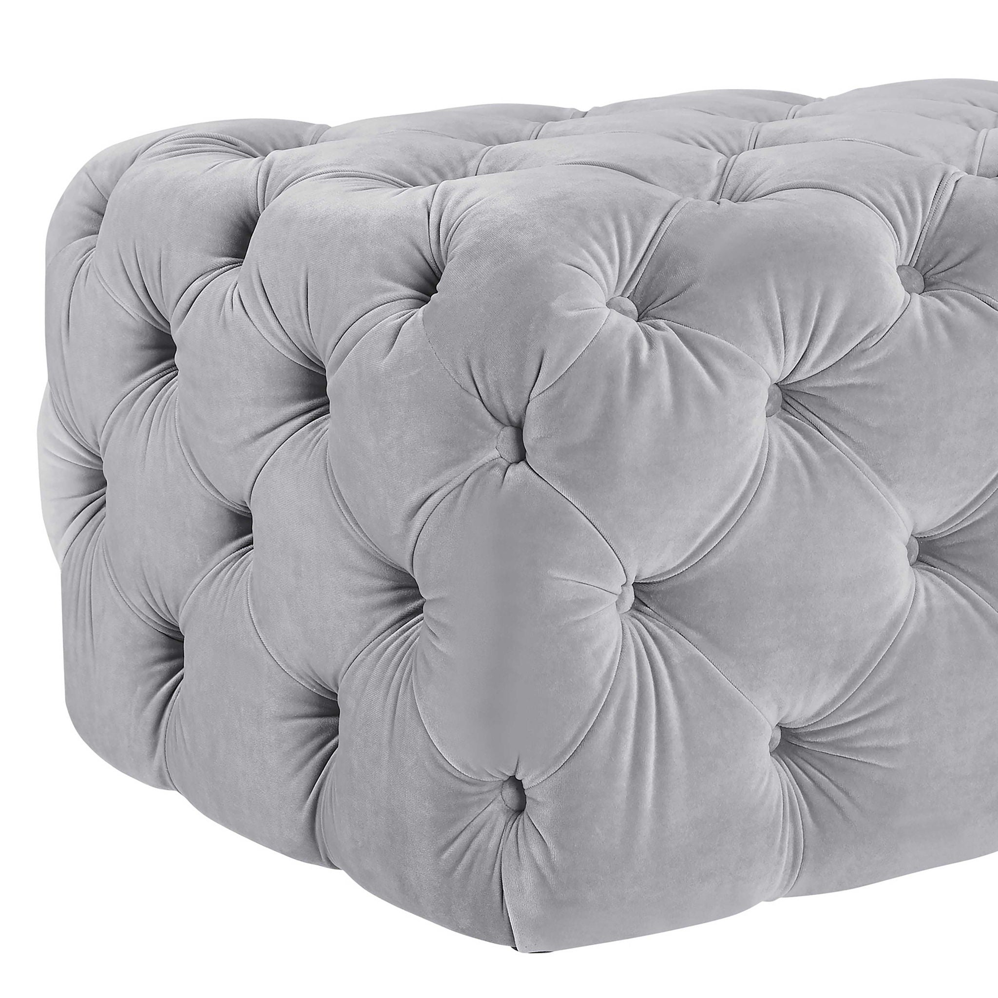 Kaylee - Velvet Ottoman