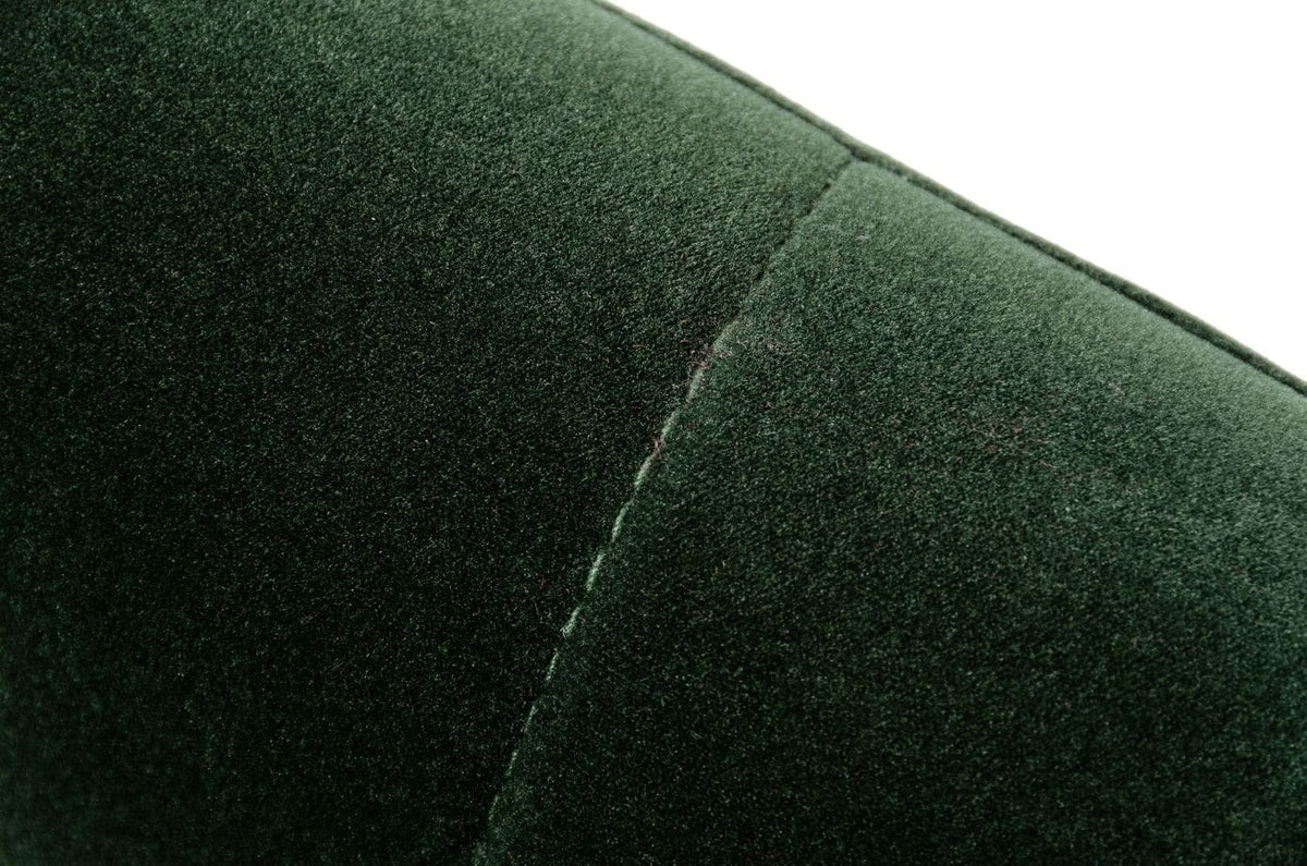 Danube - Modern Jade Green Fabric Dining Chair