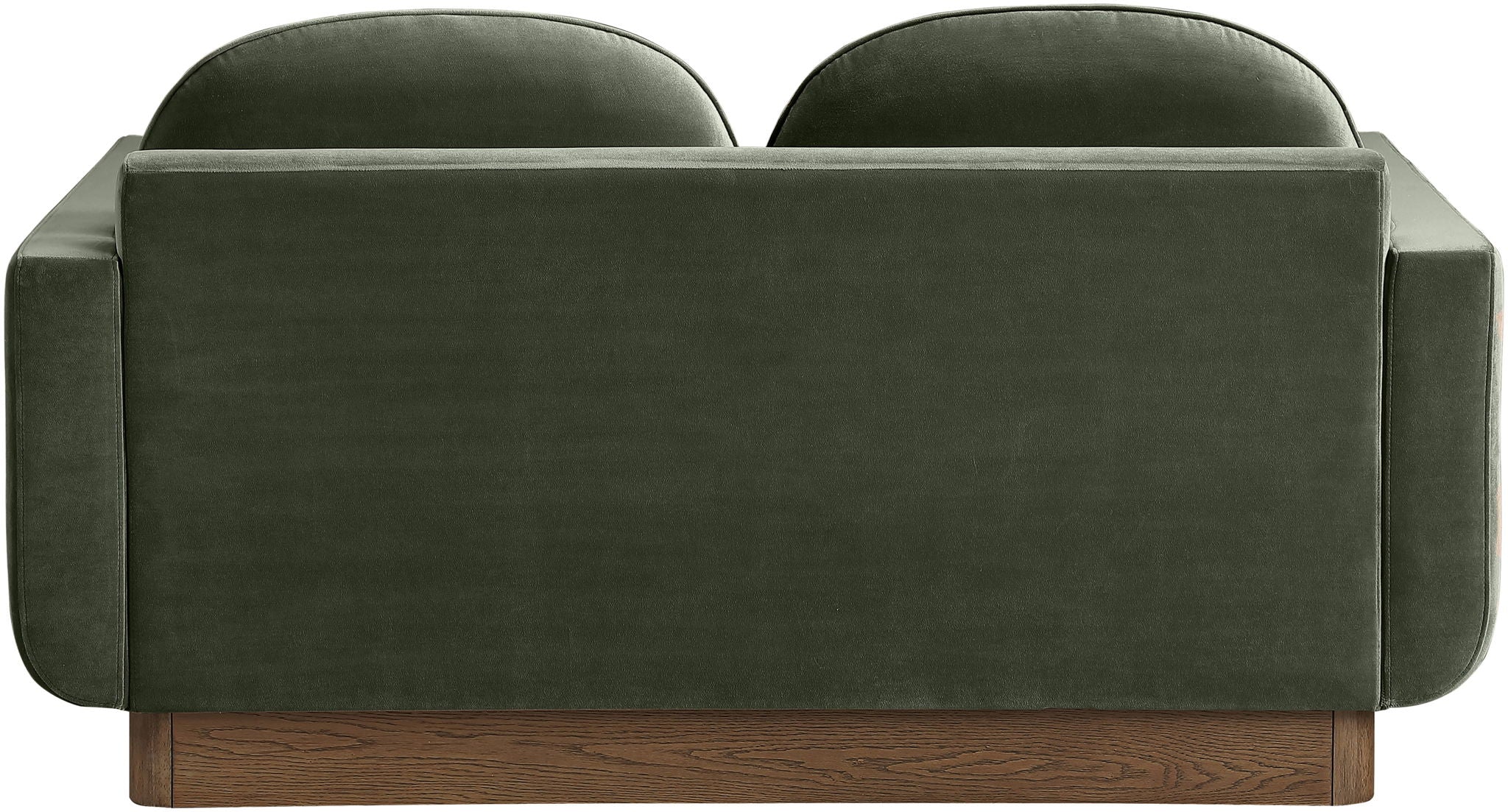 Diviento - Velvet Performance Fabric Upholstered Loveseat