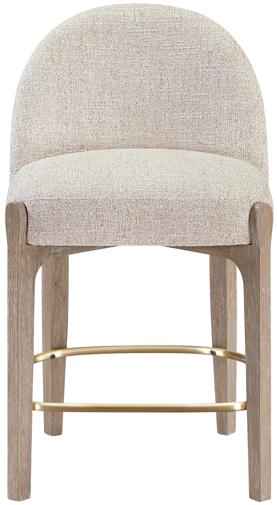 Torino - Counter Stool With Brushed Natural Base