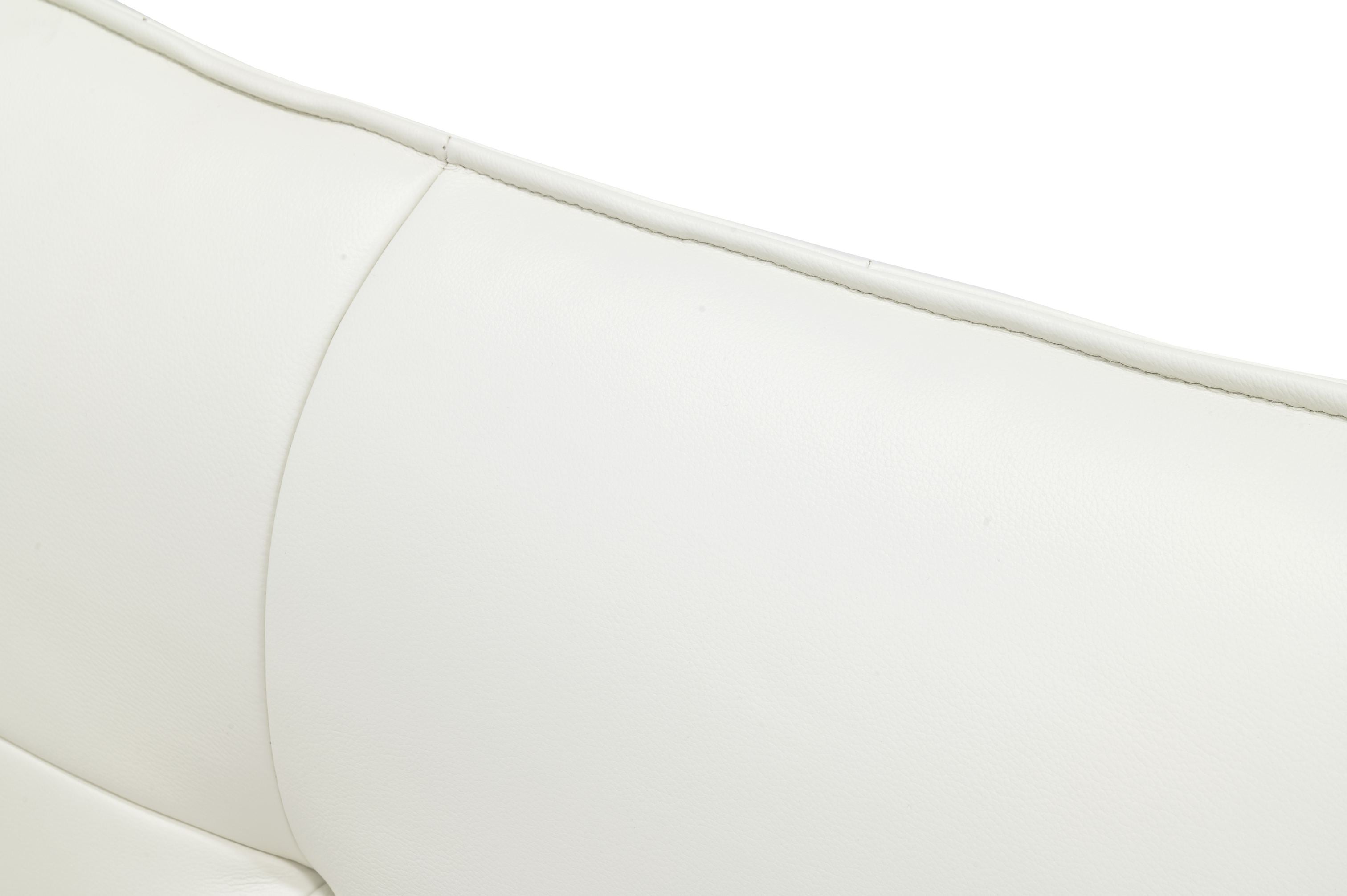 Modrest Patrick - Modern White Leather Bed