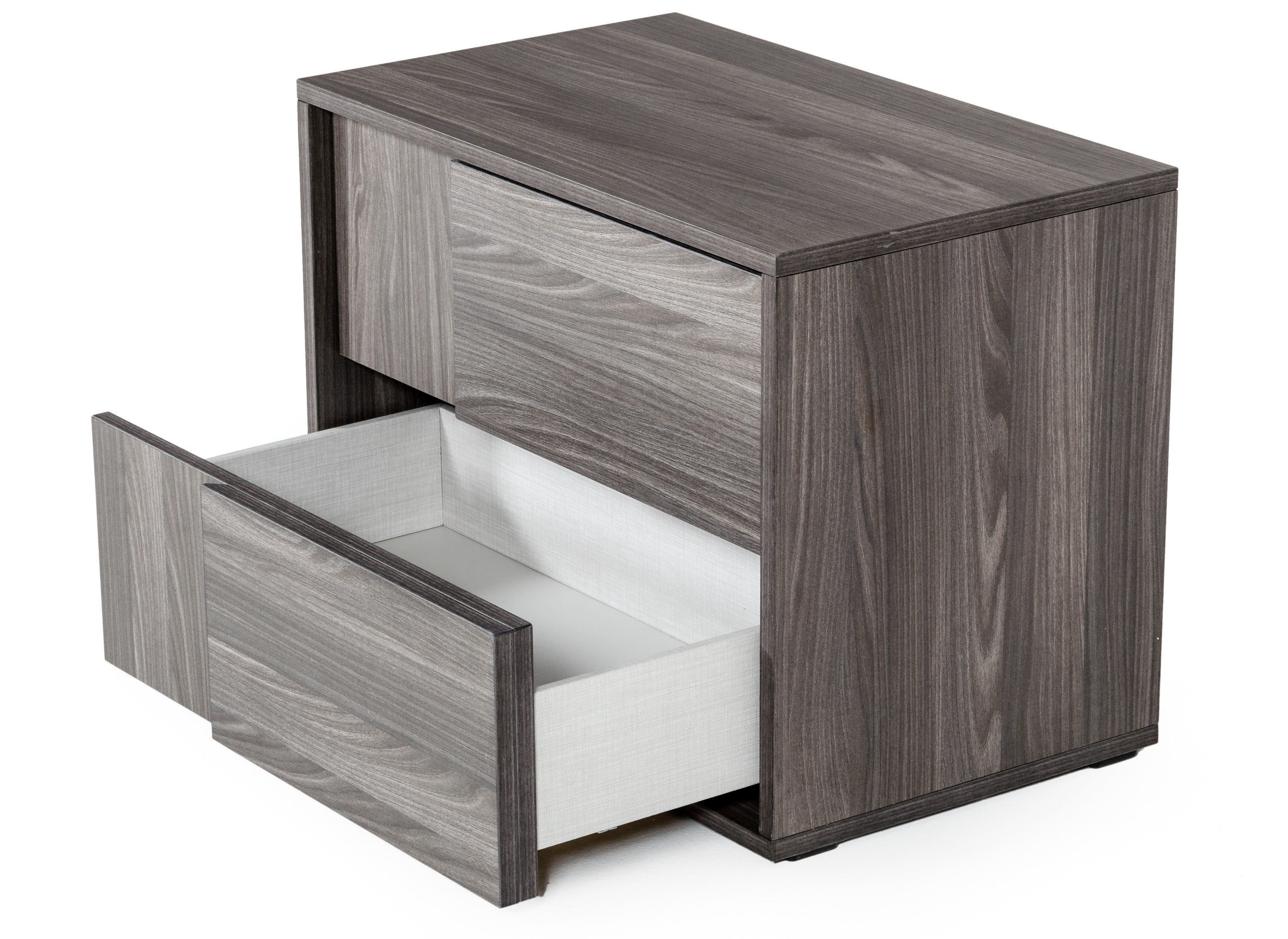 Nova Domus Asus - Modern Italian Grey Elm 4-Piece Bedroom Set