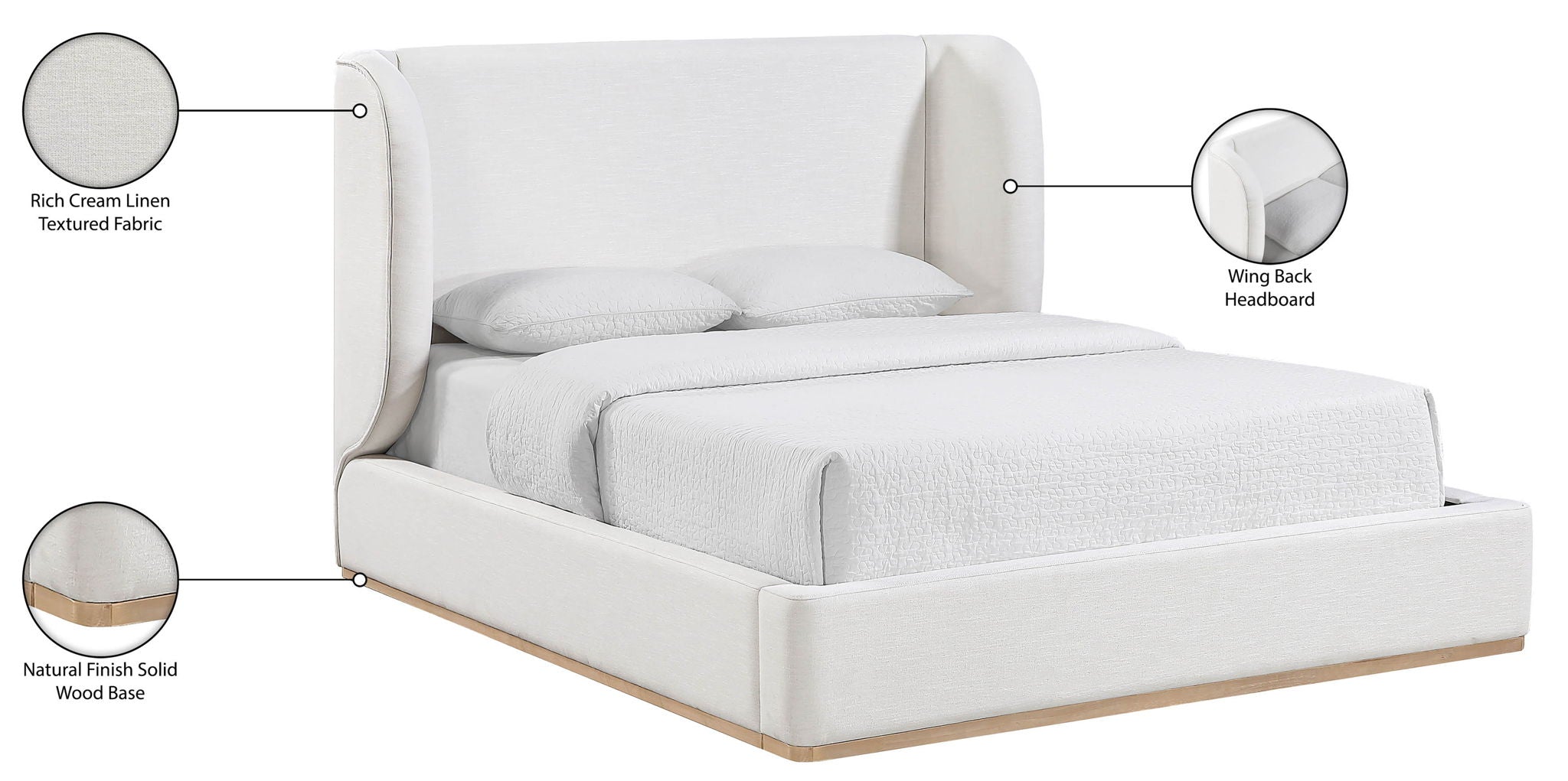 Aurin - Upholstered Bed