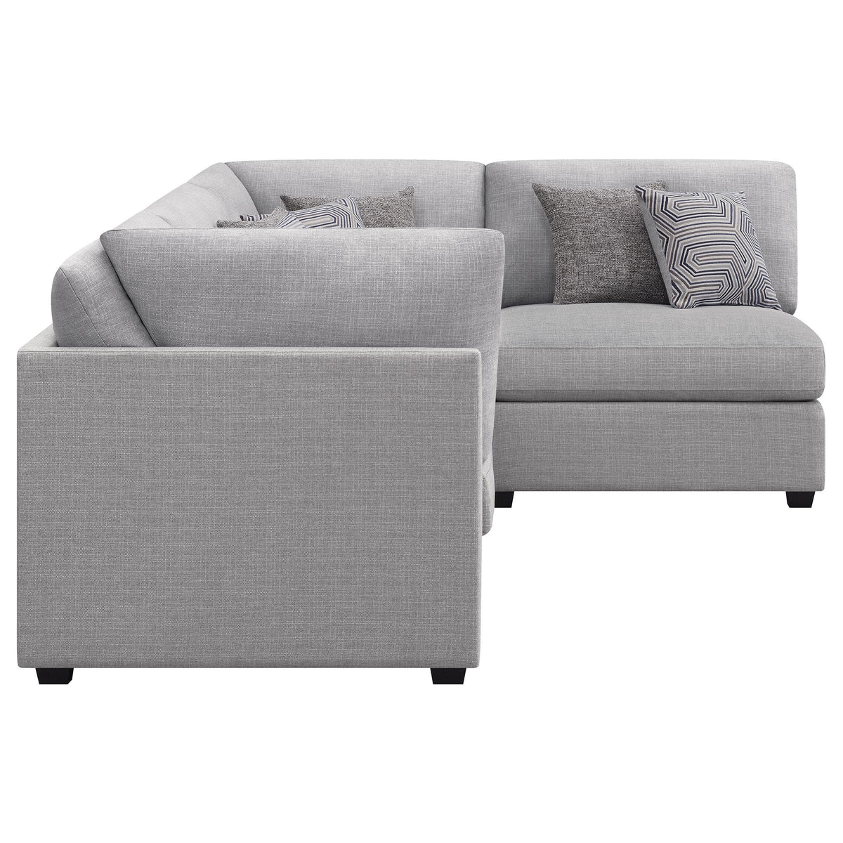 Cambria Fabric 4 pc Sectional 551511/551511/551512/551512