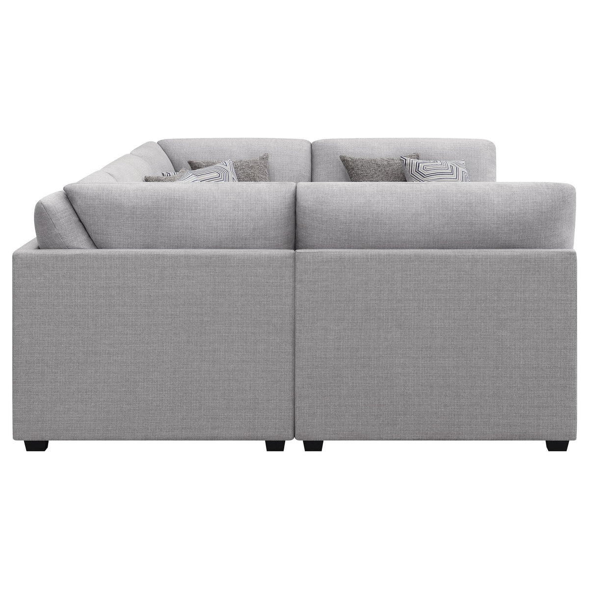 Cambria Fabric 6 pc Sectional 551511/551511/551511/551512/551512/551513
