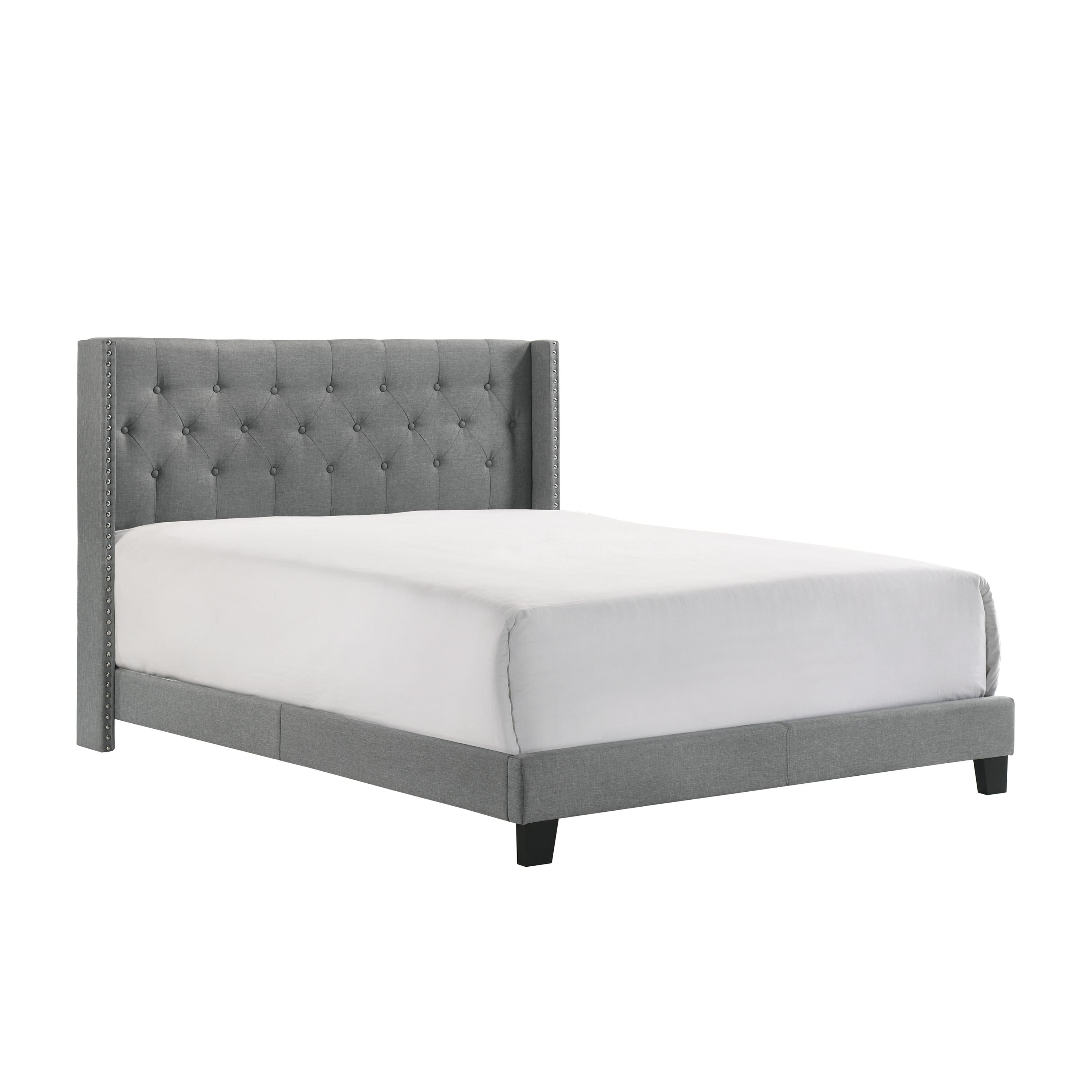 Diamond Modern Furniture CM Makayla Full Upholstered Panel Bed 5267GY-F IMAGE 1