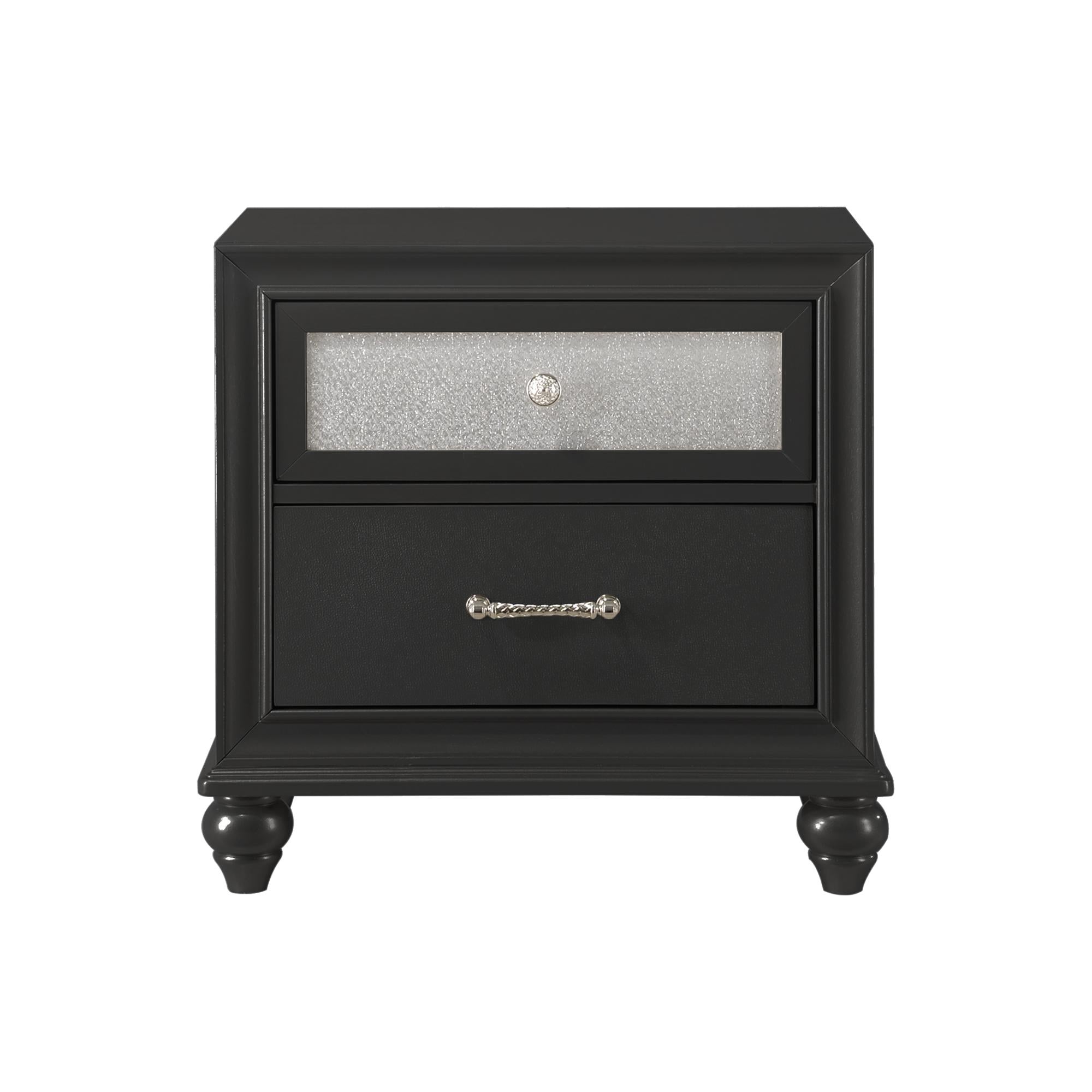 Crown Mark Lila 2-Drawer Nightstand B4398-2 IMAGE 1