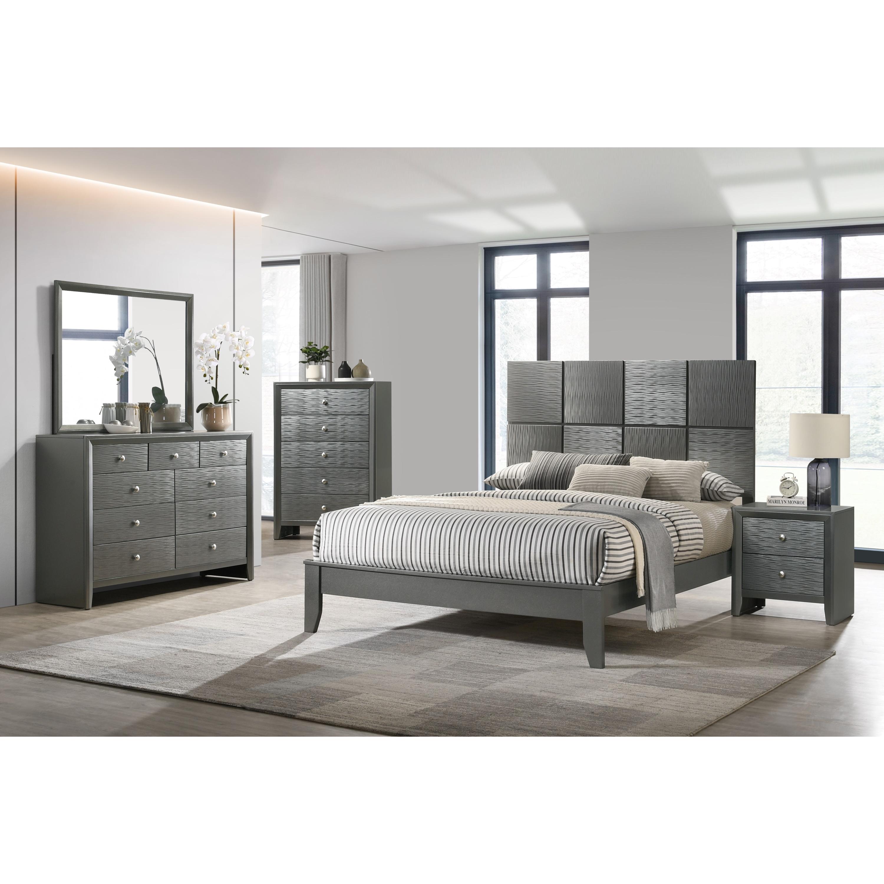 Crown Mark Denker Full Panel Bed B4715-F-HBFB/B4715-F-RAIL IMAGE 2
