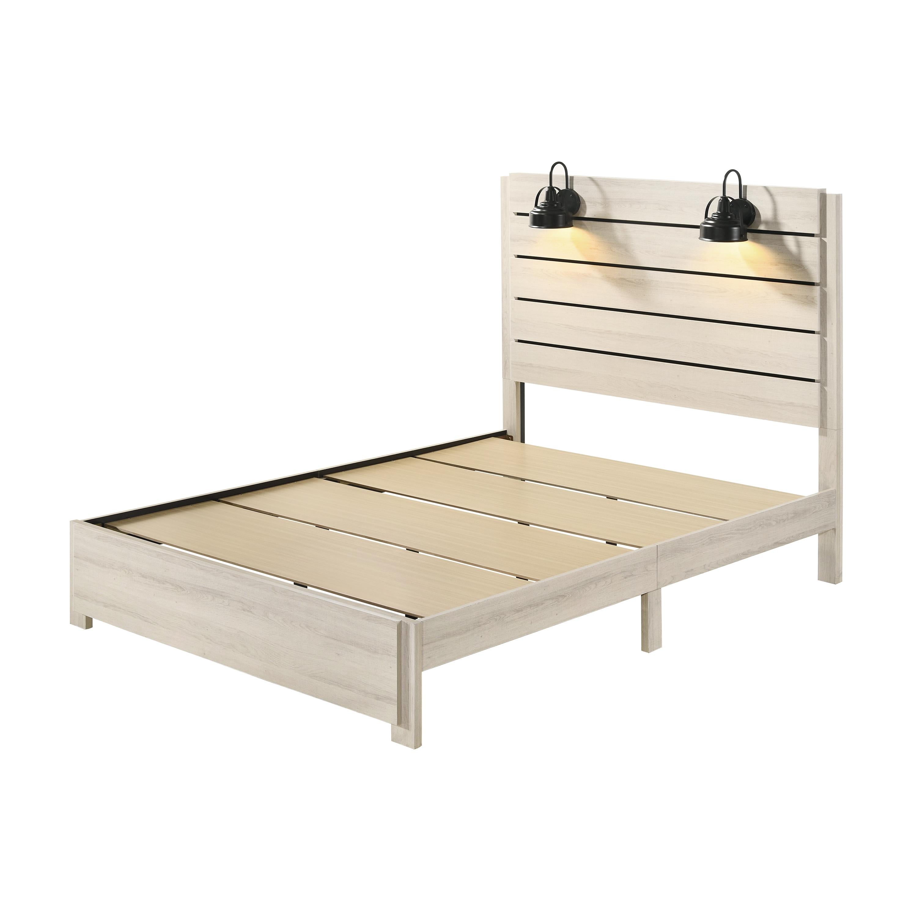 Crown Mark Carter King Upholstered Platform Bed B6810-K-BED IMAGE 2