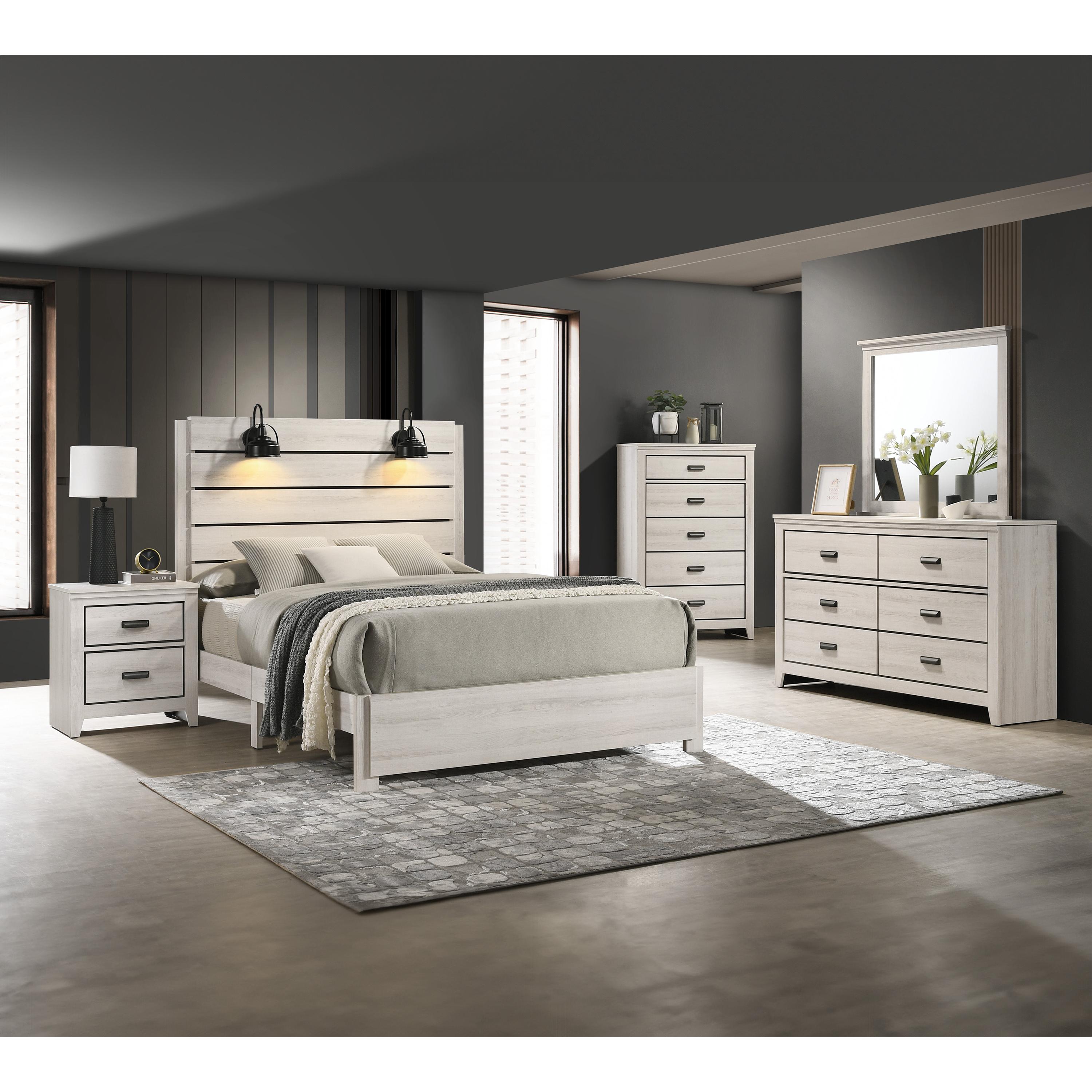Diamond Modern Furniture CM Carter King Upholstered Platform Bed B6810-K-BED IMAGE 5