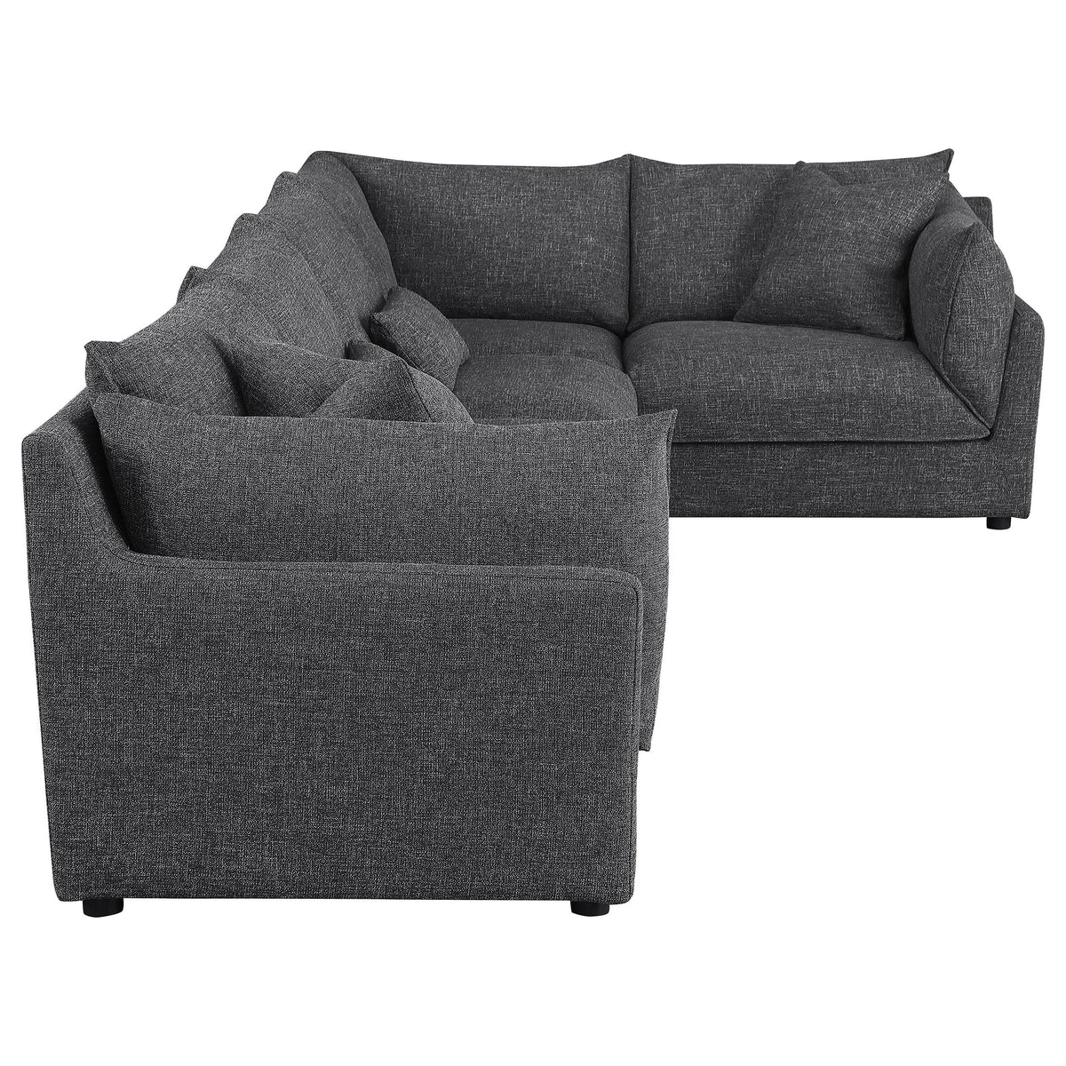 Sasha Fabric 5 pc Sectional 551681-SETA
