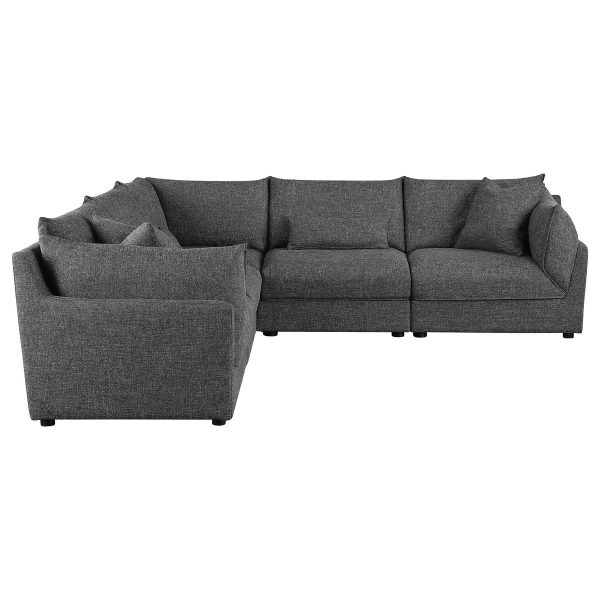 Sasha Fabric 5 pc Sectional 551681-SETA