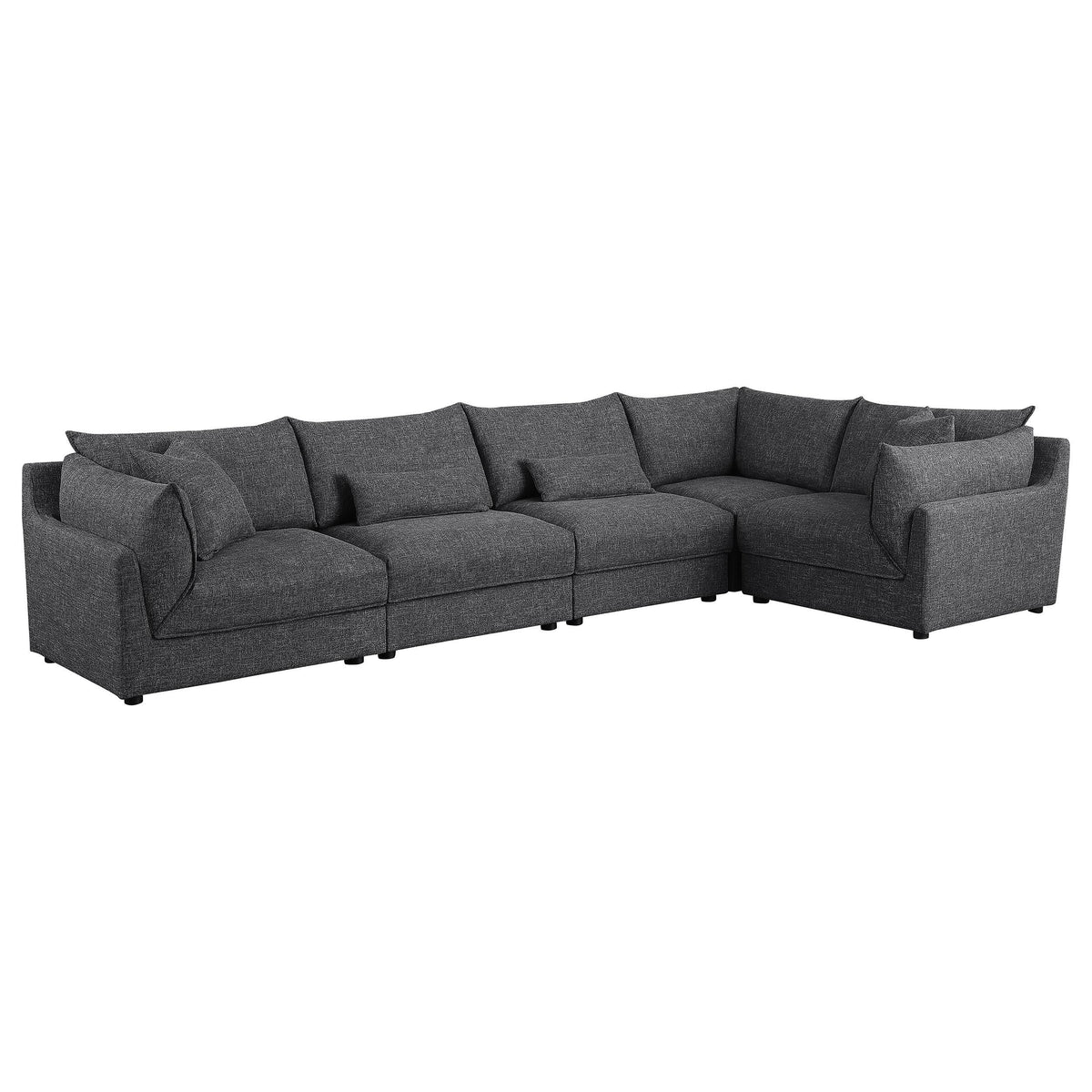 Sasha Fabric 5 pc Sectional 551681-SETA