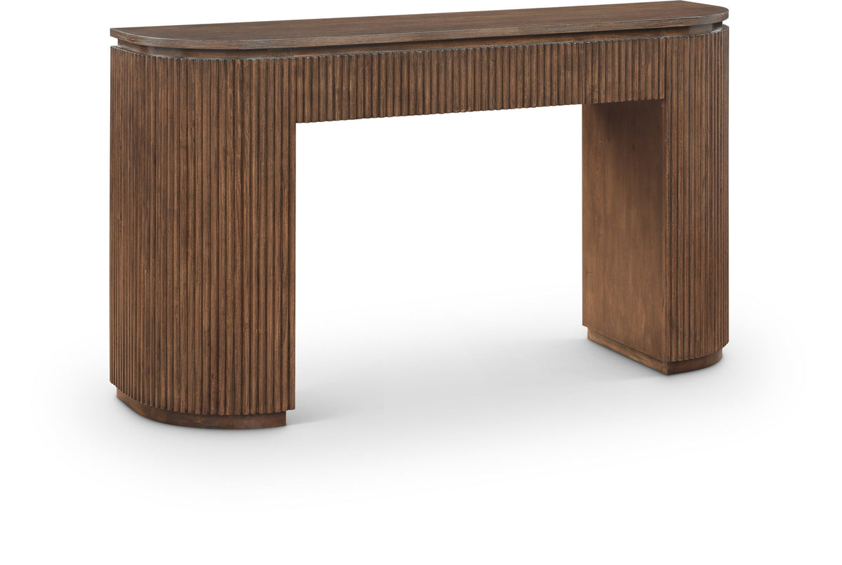 Astrid - Solid Wood And Oak Veneer Console Table