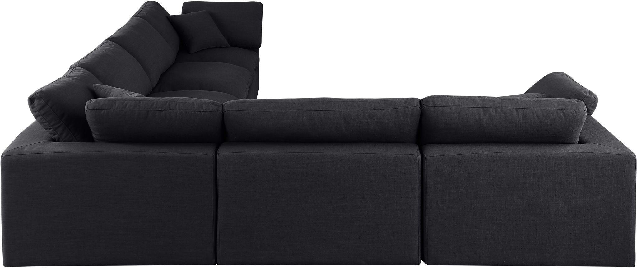 Comfy - 6 Piece Linen Modular Corner Sectional