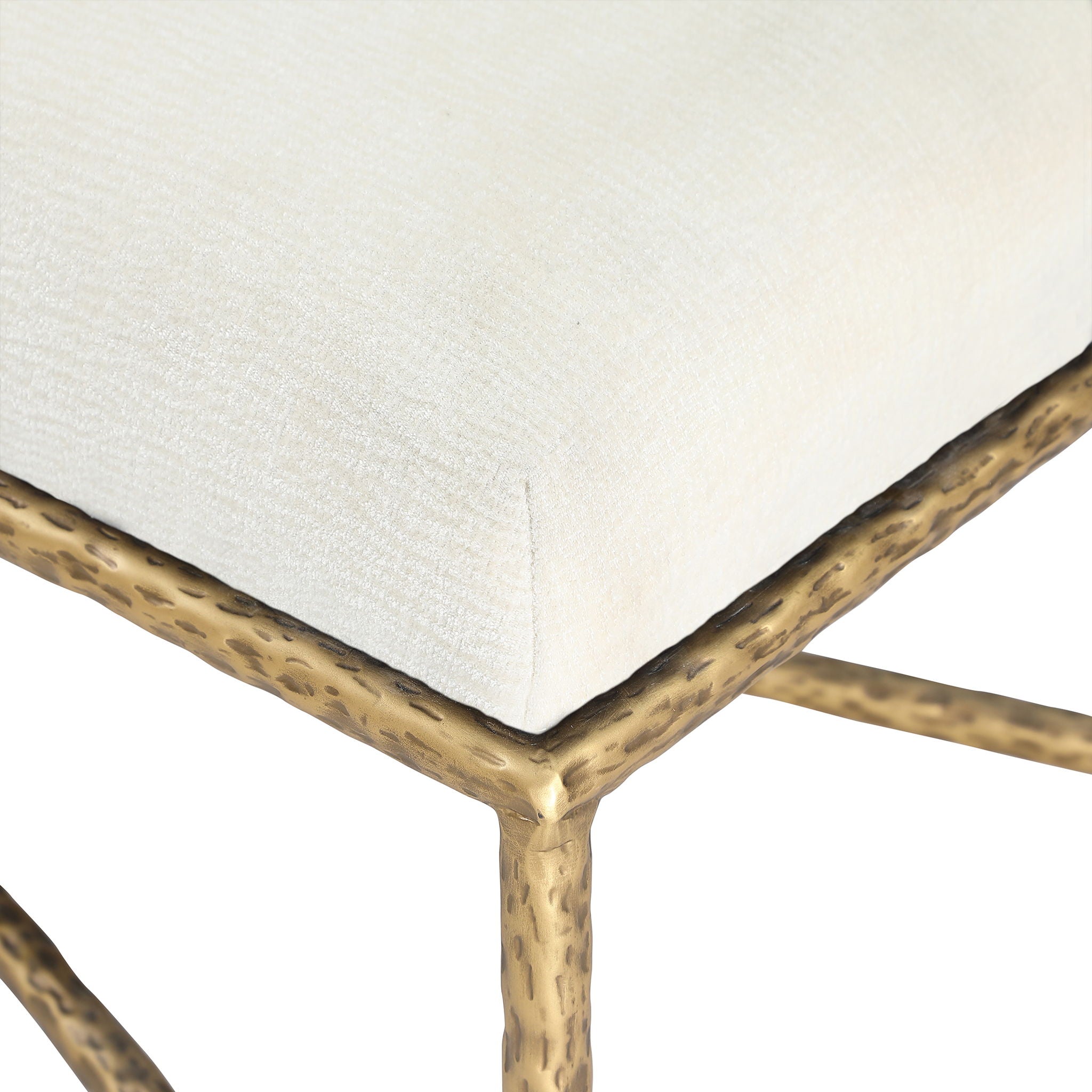 Valley - Bench With Gold Frame