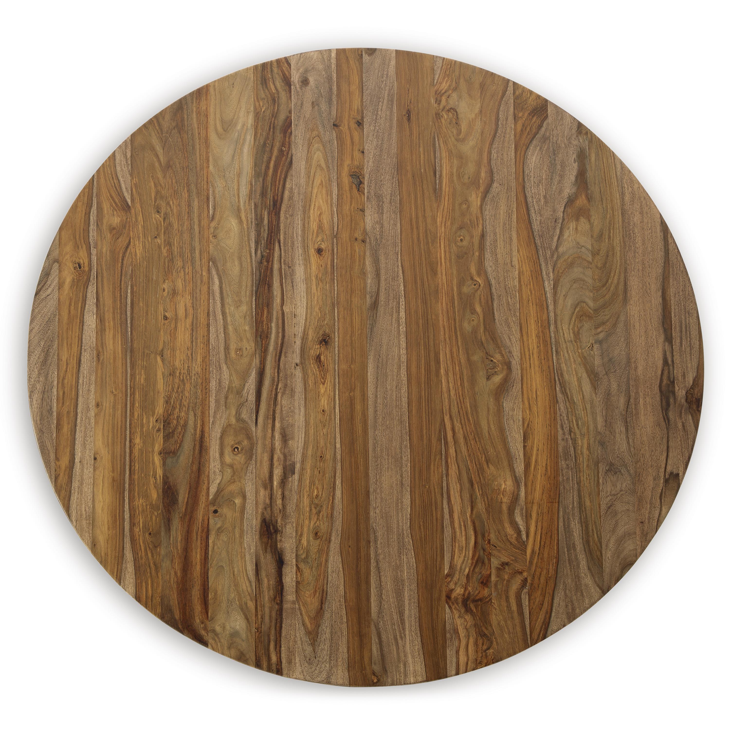 Signature Design by Ashley Round Dressonni Dining Table with Pedestal Base D790-50 IMAGE 2