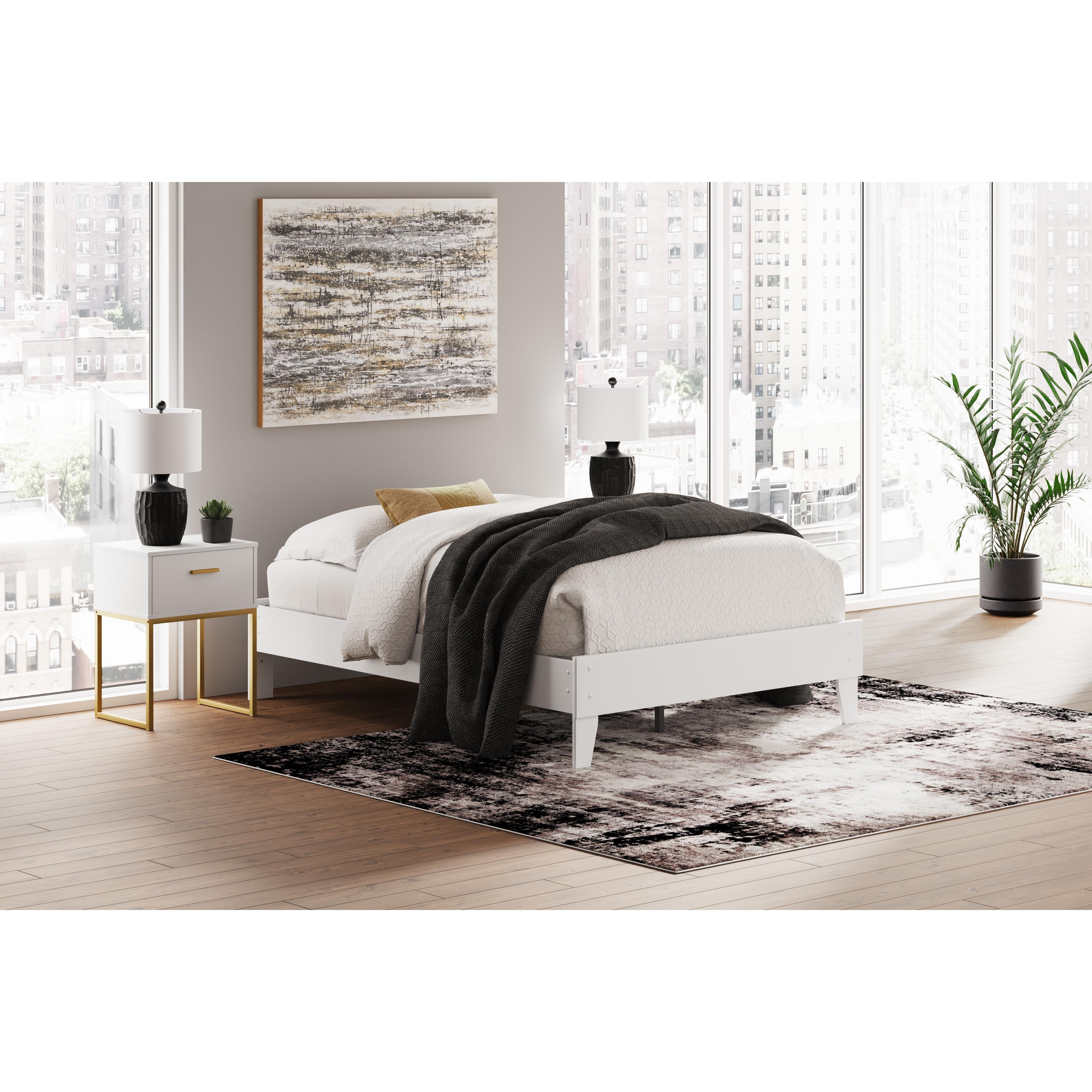 Diamond Modern Furniture Exclusive Design Socalle Full Platform Bed EB1867-112 IMAGE 6