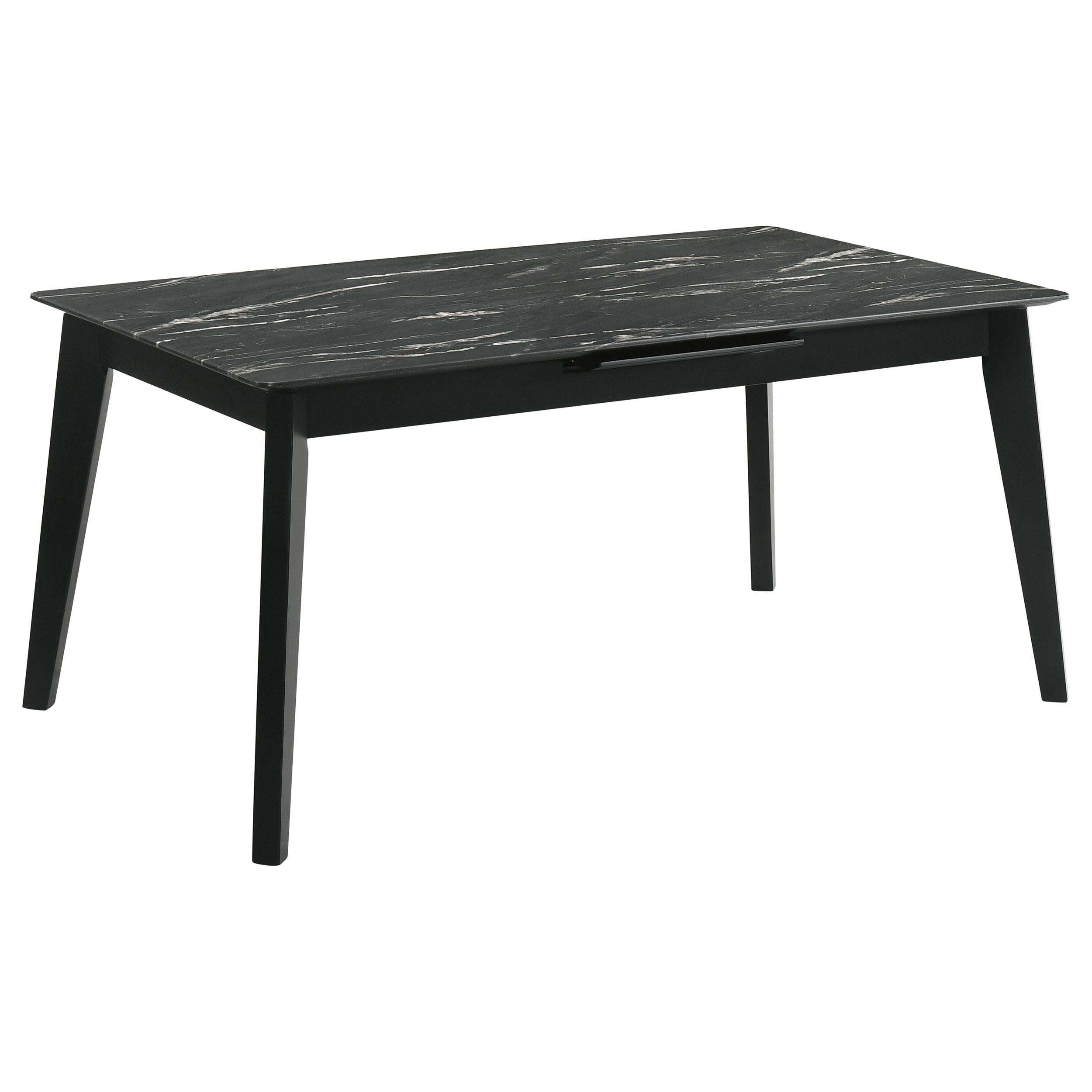 Coaster Furniture Crestmont Dining Table with Faux Marble Top 121251 IMAGE 4