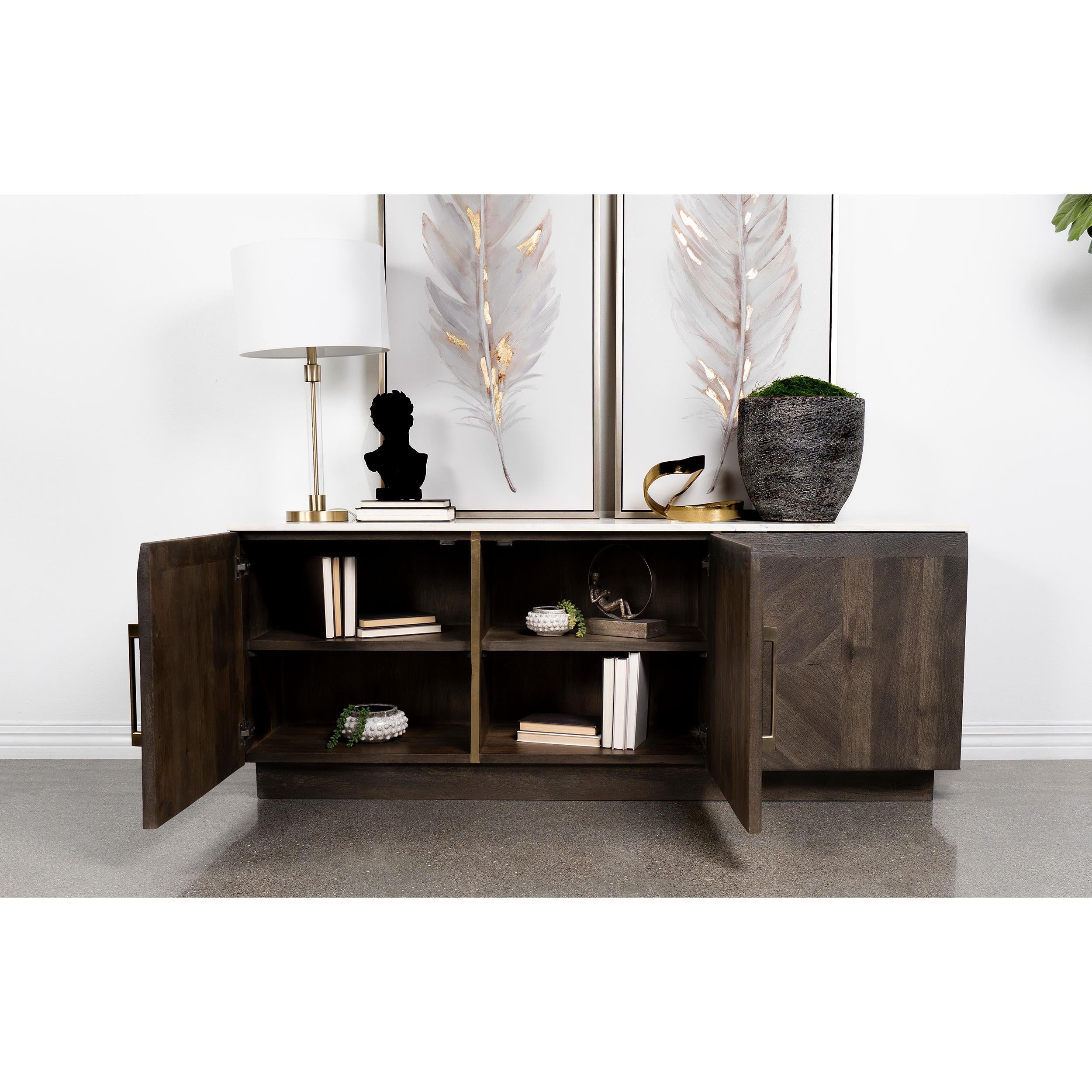 Diamond Modern Furniture COA Dennis Sideboard 190655 IMAGE 8
