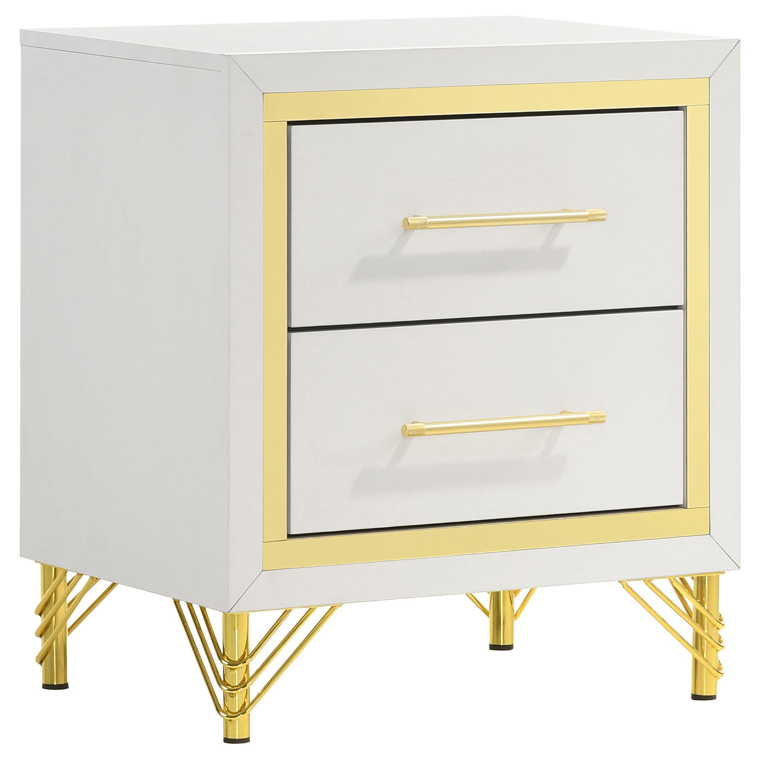 Coaster Furniture Lucia 2-Drawer Nightstand 224732 IMAGE 1
