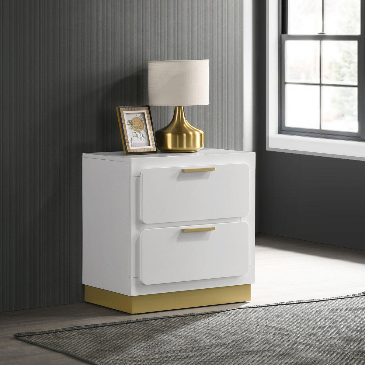 Caraway 2-Drawer Nightstand 224772